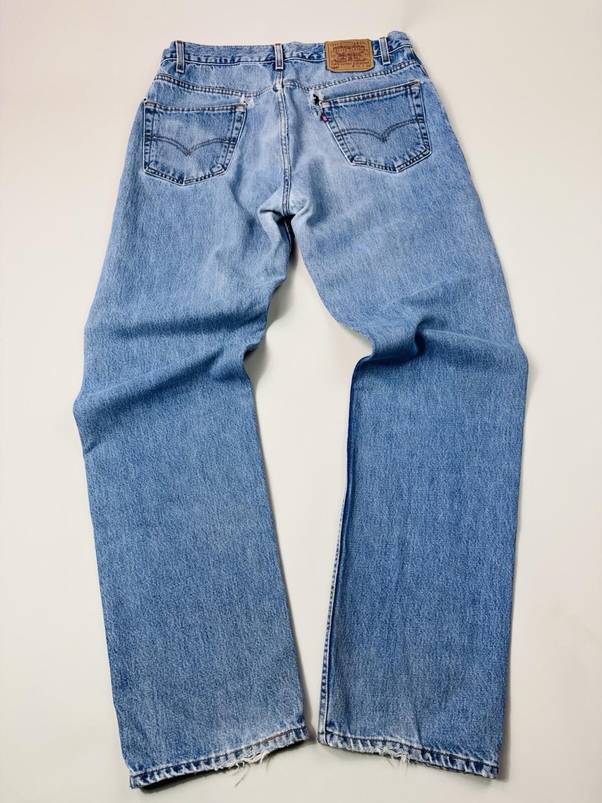 Levi's Vintage Men’s Levi's 550 relaxed fit tapered leg jeans 36x34 Size US 36 / EU 52 - 9 Thumbnail
