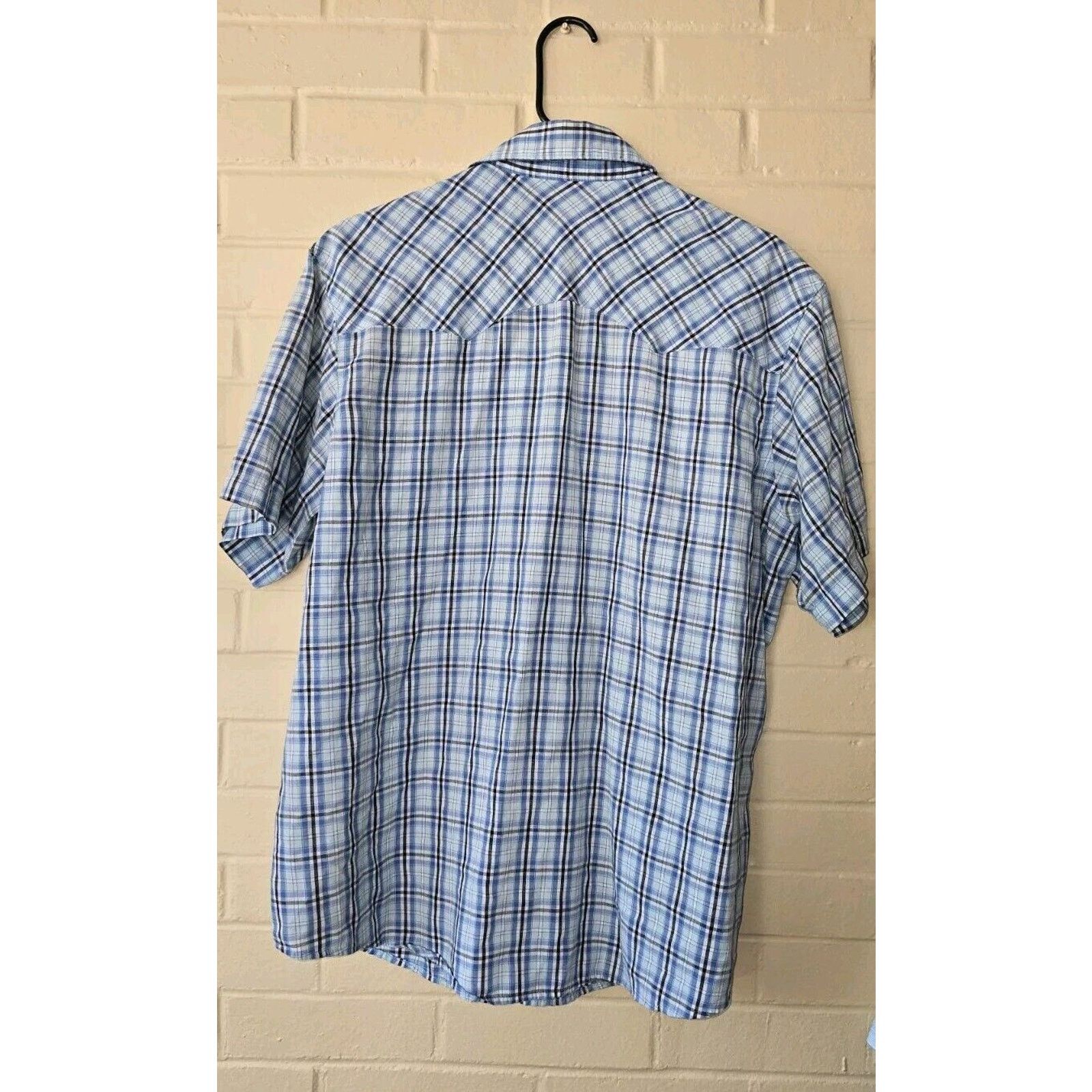Wrangler Vintage Wrangler Pearl Snap Men's Short Sleeve Shirt Size XL Size US XL / EU 56 / 4 - 4 Thumbnail