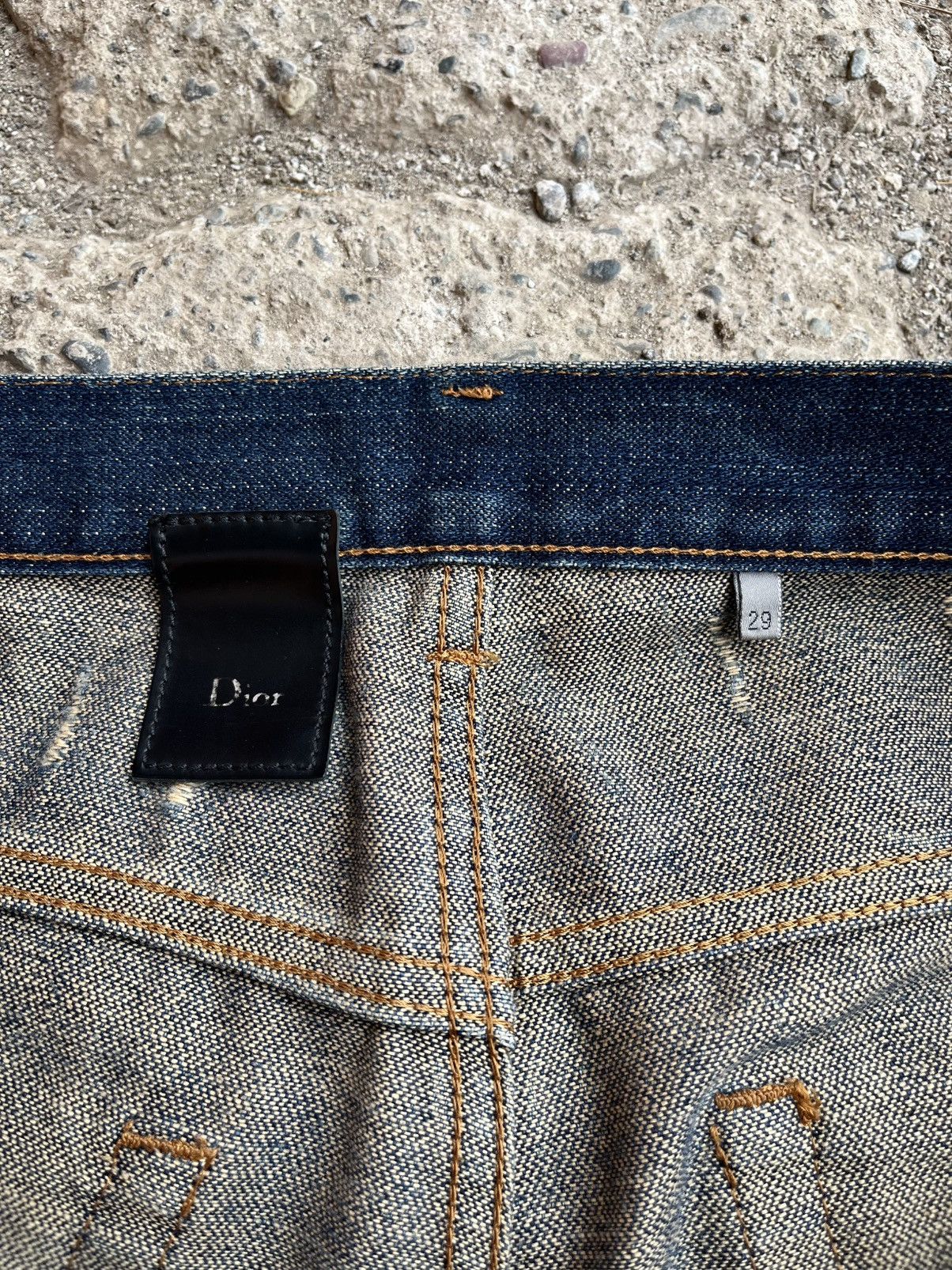 Dior SS2007 DIOR HOMME BY HEDI SLIMANE FIND AGAIN DENIM Size US 31 - 8 Thumbnail