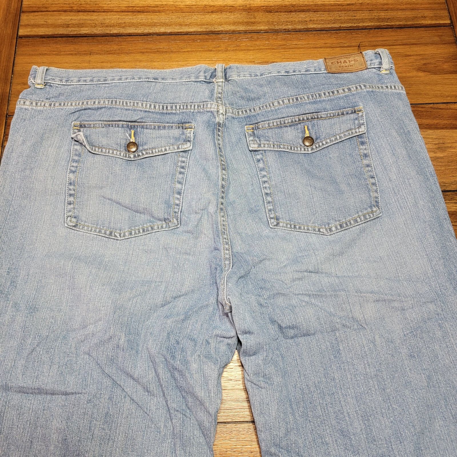 Chaps Chaps Denim Capris w/ Button Back Pockets - Size 22W Size 42" / US 20 - 4 Thumbnail