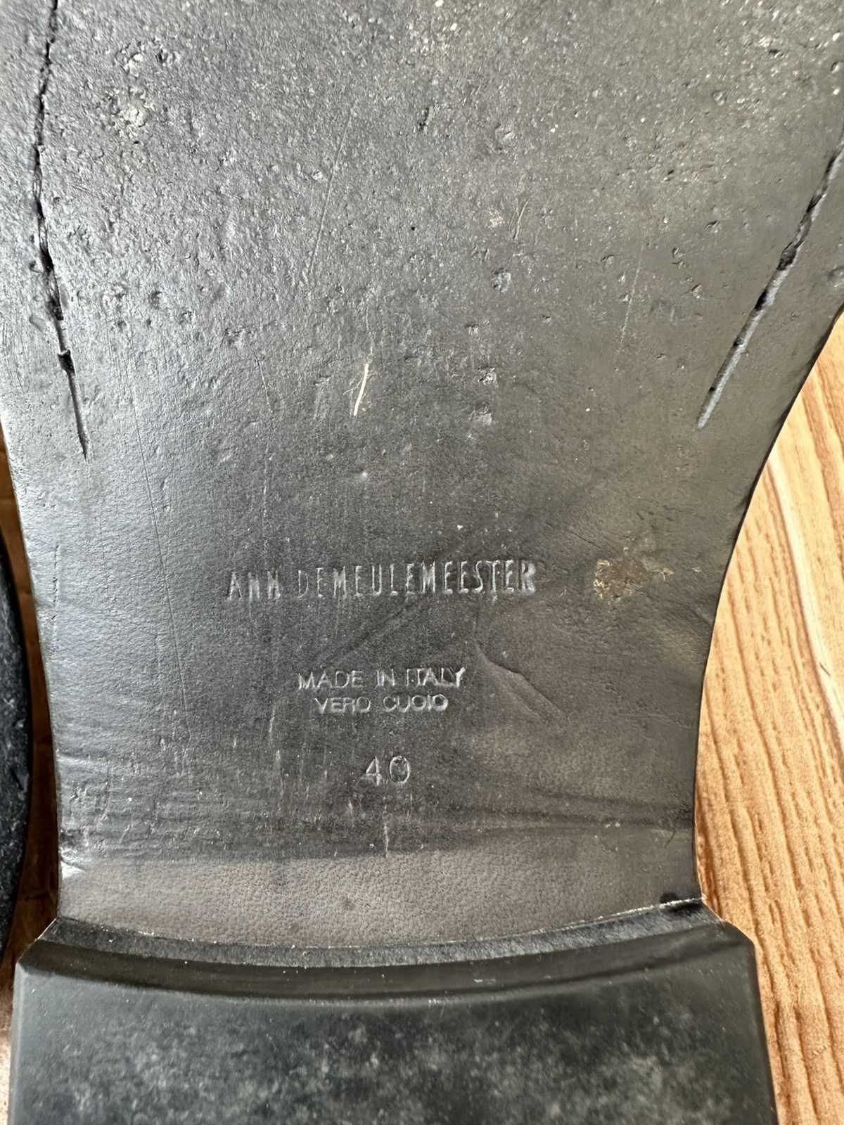 Ann Demeulemeester Ann Demeulemeester Black Derby Shoes Size US 7 / EU 40 - 15 Thumbnail