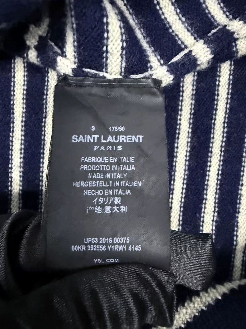 Yves Saint Laurent Saint Laurent Striped Sweater 2502-Nextarrow Size US S / EU 44-46 / 1 - 4 Thumbnail