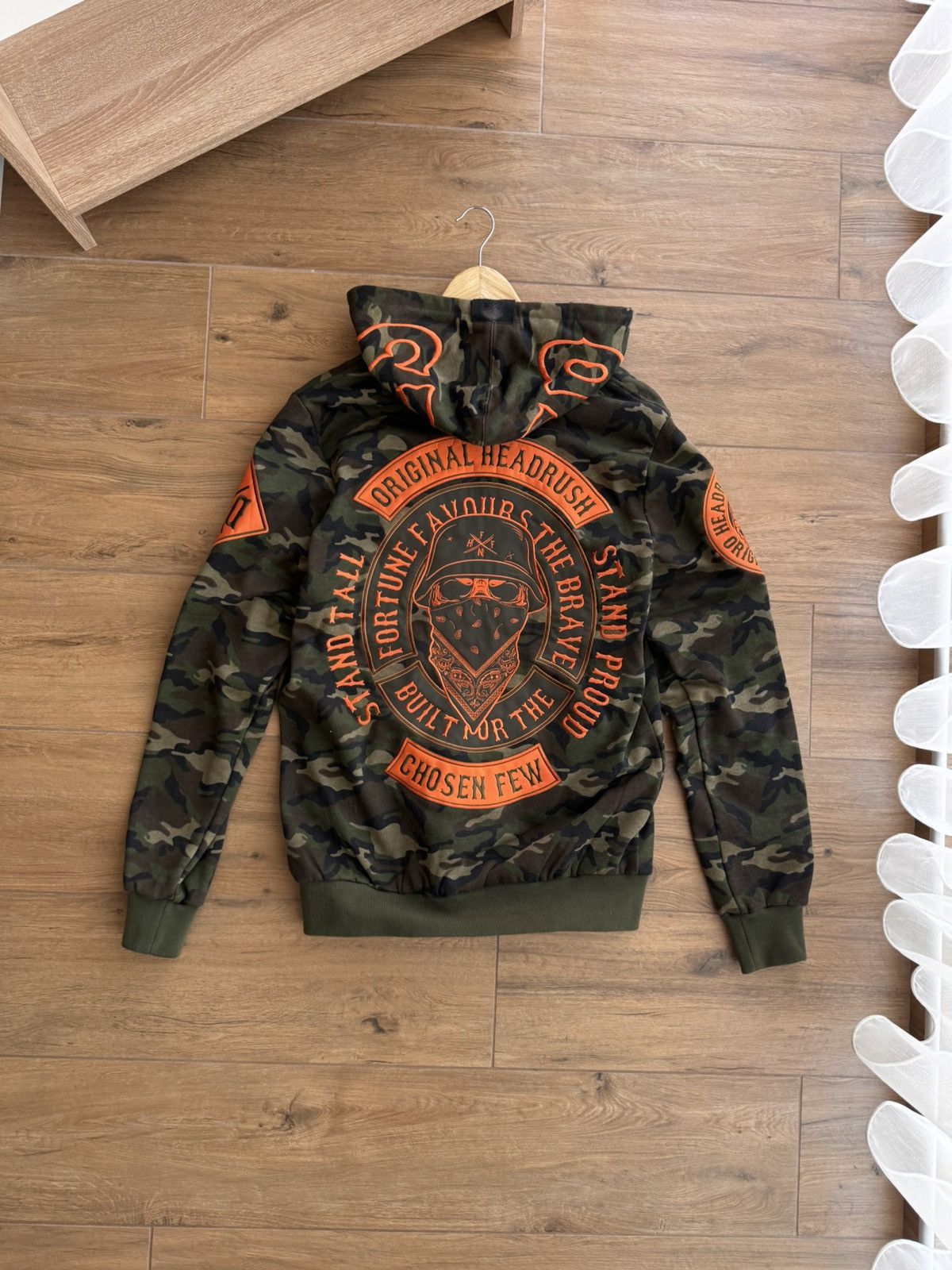 Vintage Ed Hardy by Christian Audigier Camo Style Hoodie