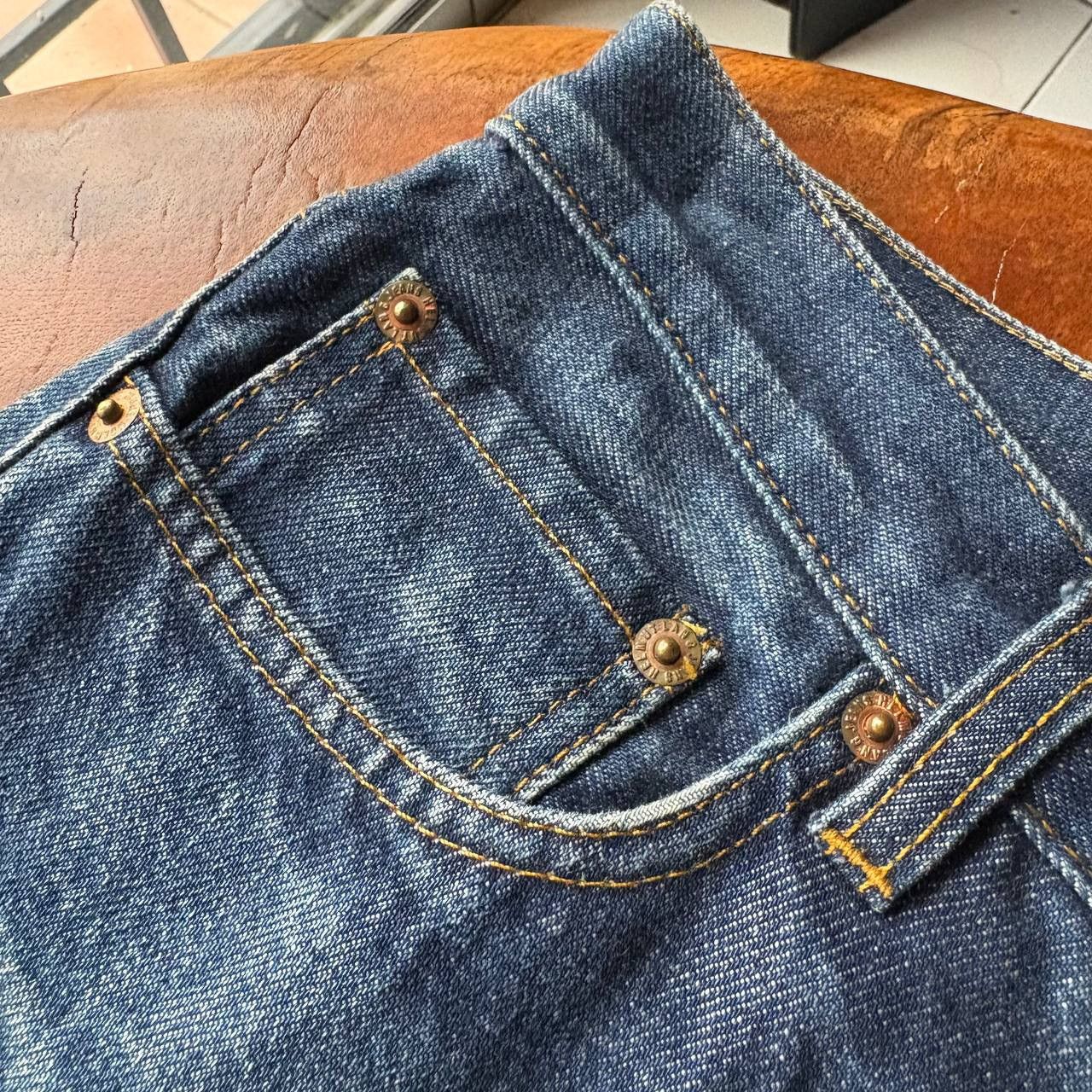 Helmut Lang Vintage Helmut Lang 1998 Classic Raw Denim Button Fly Jeans Size US 30 / EU 46 - 8 Thumbnail