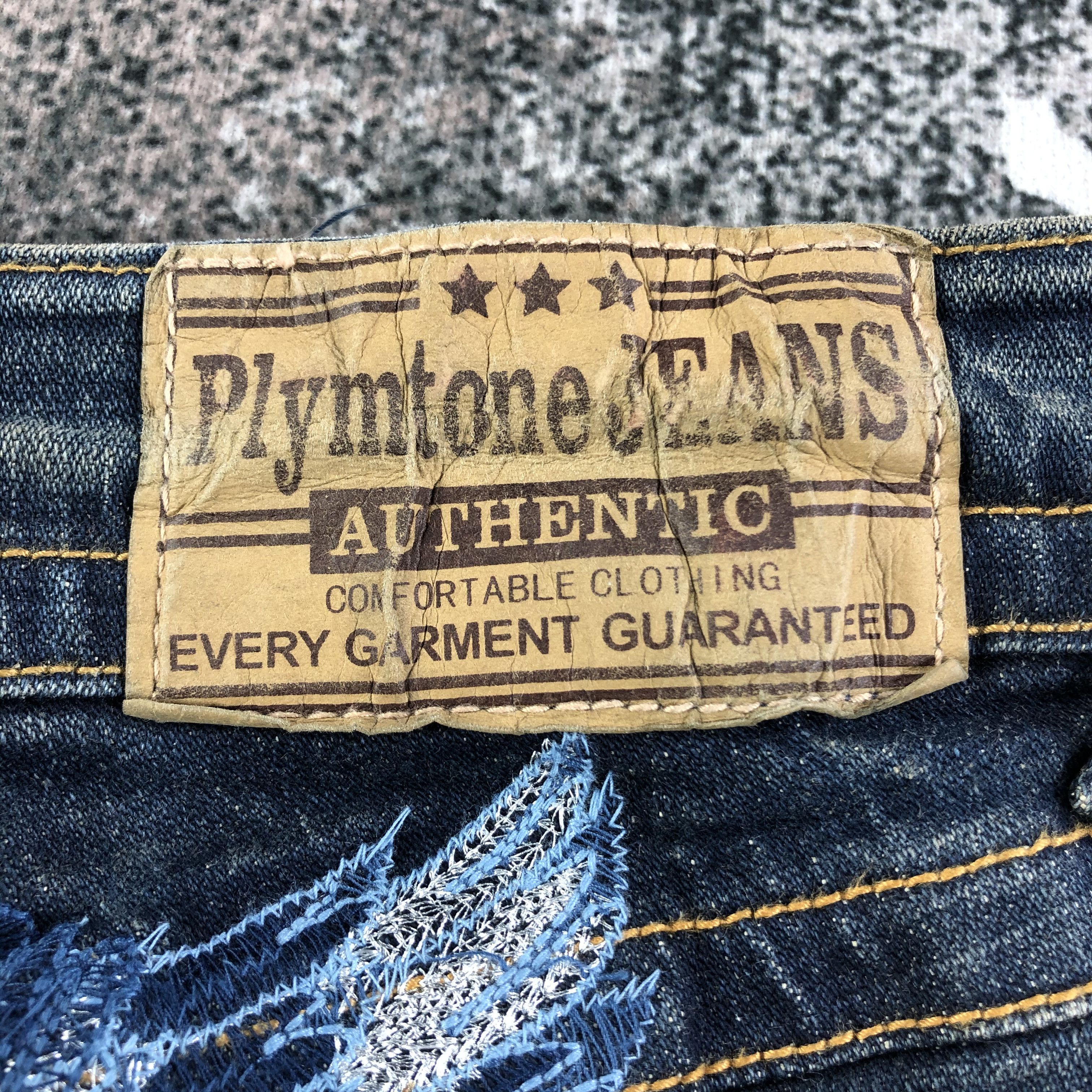 Japanese Brand Plymtone Jeans Embroidered Flare Denim KJ1808 Size 30" / US 8 / IT 44 - 5 Thumbnail