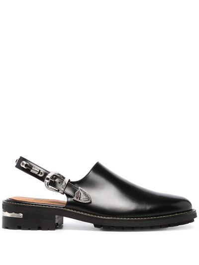 Toga o1mle0424 Polido Slingback Loafers in Black Size US 7 / EU 40 - 1 Thumbnail