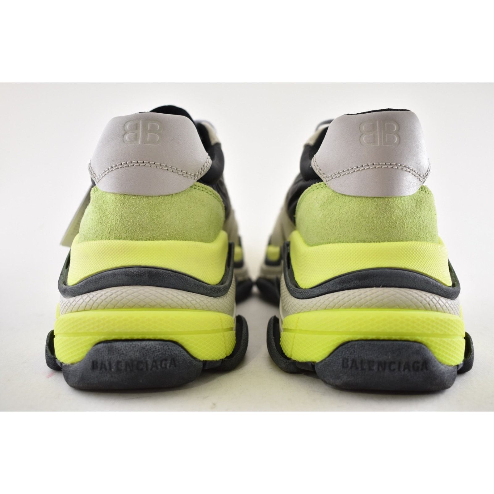 Balenciaga Balenciaga Triple S V2 Black Grey Jaune Sneaker 44 11 Size US 11 / EU 44 - 12 Thumbnail