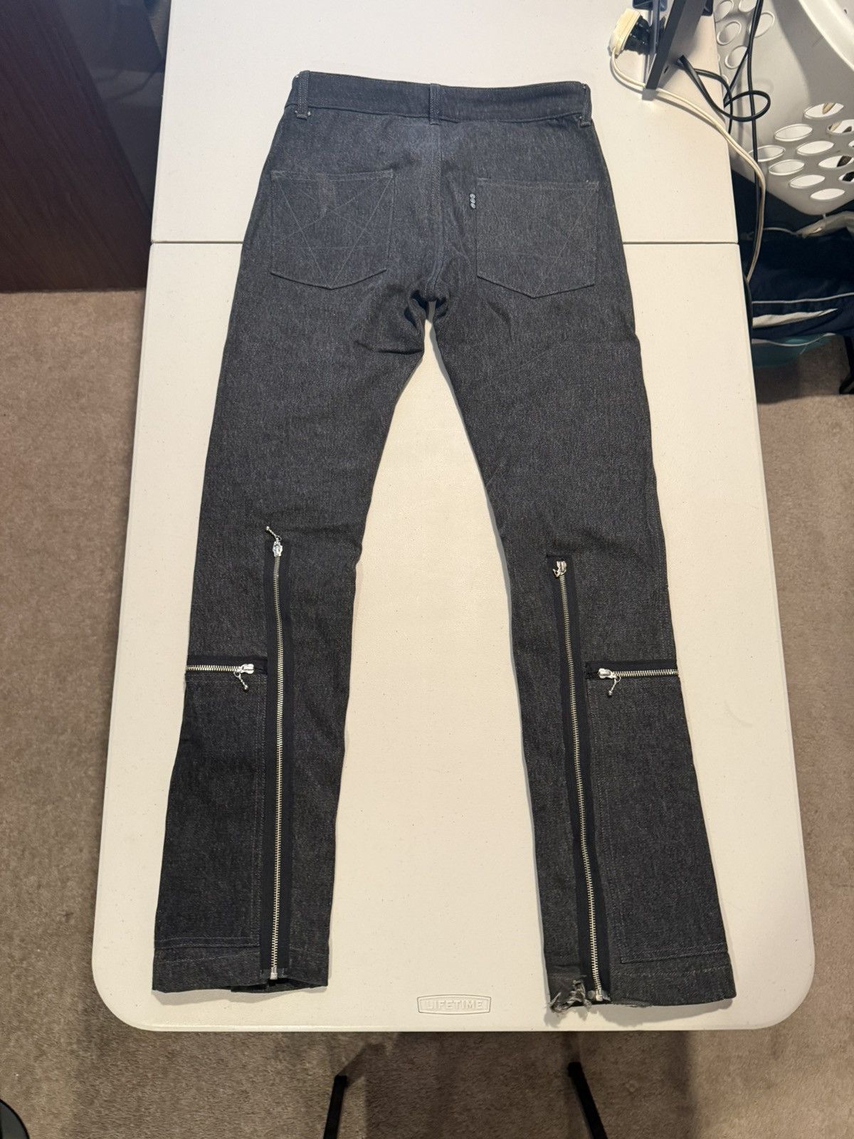 Midnight Studios midnight studios| zipper jeans | shane gonzalez Size US 30 / EU 46 - 3 Thumbnail