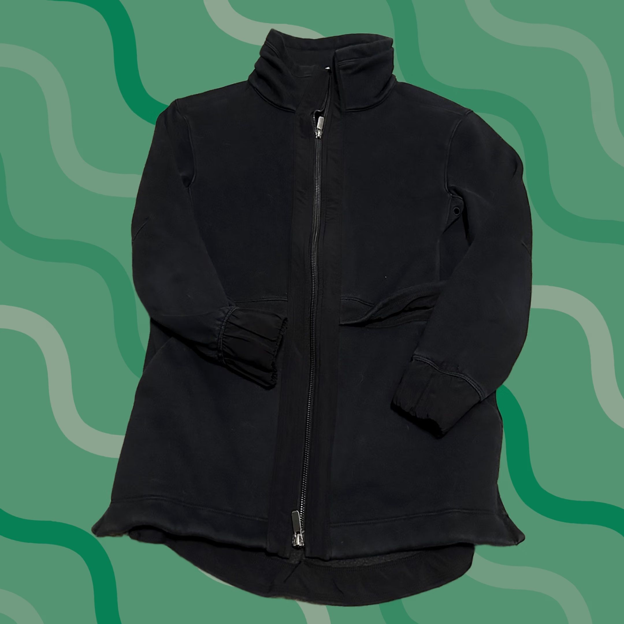 Lululemon Lululemon Light as Warmth Jacket Womens 4 Full Zip Black Jacket Activewear Yoga Gym Running Holiday 90s Mens Womens Girls Boys Size S / US 4 / IT 40 - 1 Thumbnail