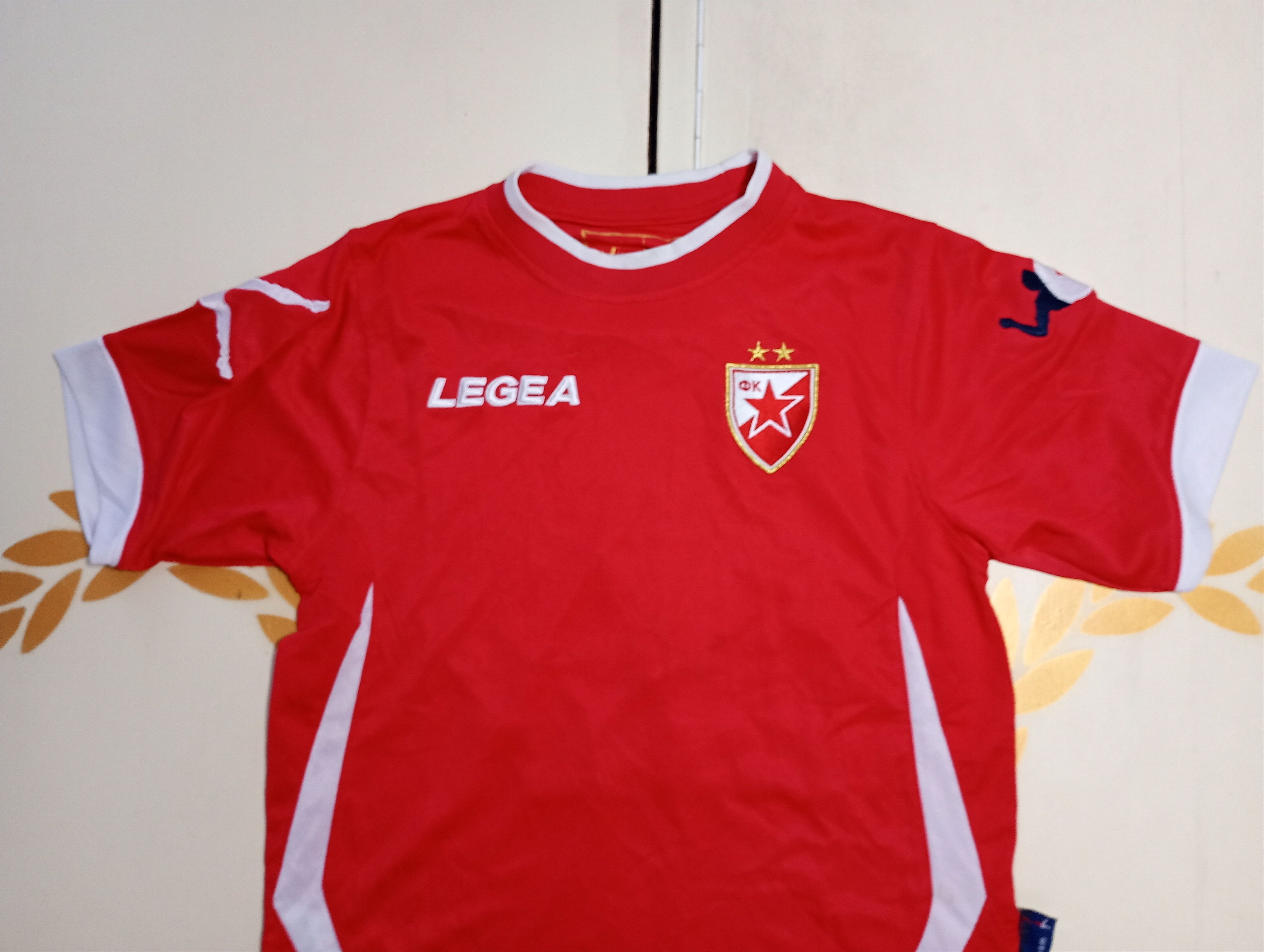 Vintage Red Star Belgrade Crvena Zvezda Legea Training Jersey Size US S / EU 44-46 / 1 - 6 Thumbnail