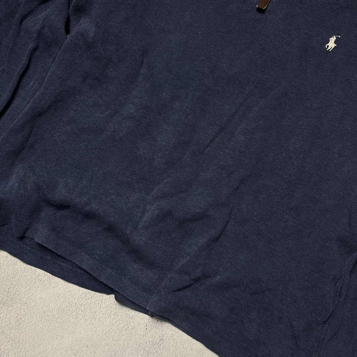 Polo Ralph Lauren × Ralph Lauren × Vintage PRL Polo Ralph Lauren distressed y2k zip sweatshirt Size US M / EU 48-50 / 2 - 5 Thumbnail