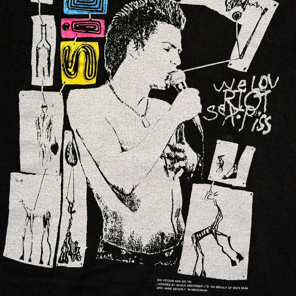 Vintage Sid Vicious vintage 90s tee Size US M / EU 48-50 / 2 - 2 Thumbnail
