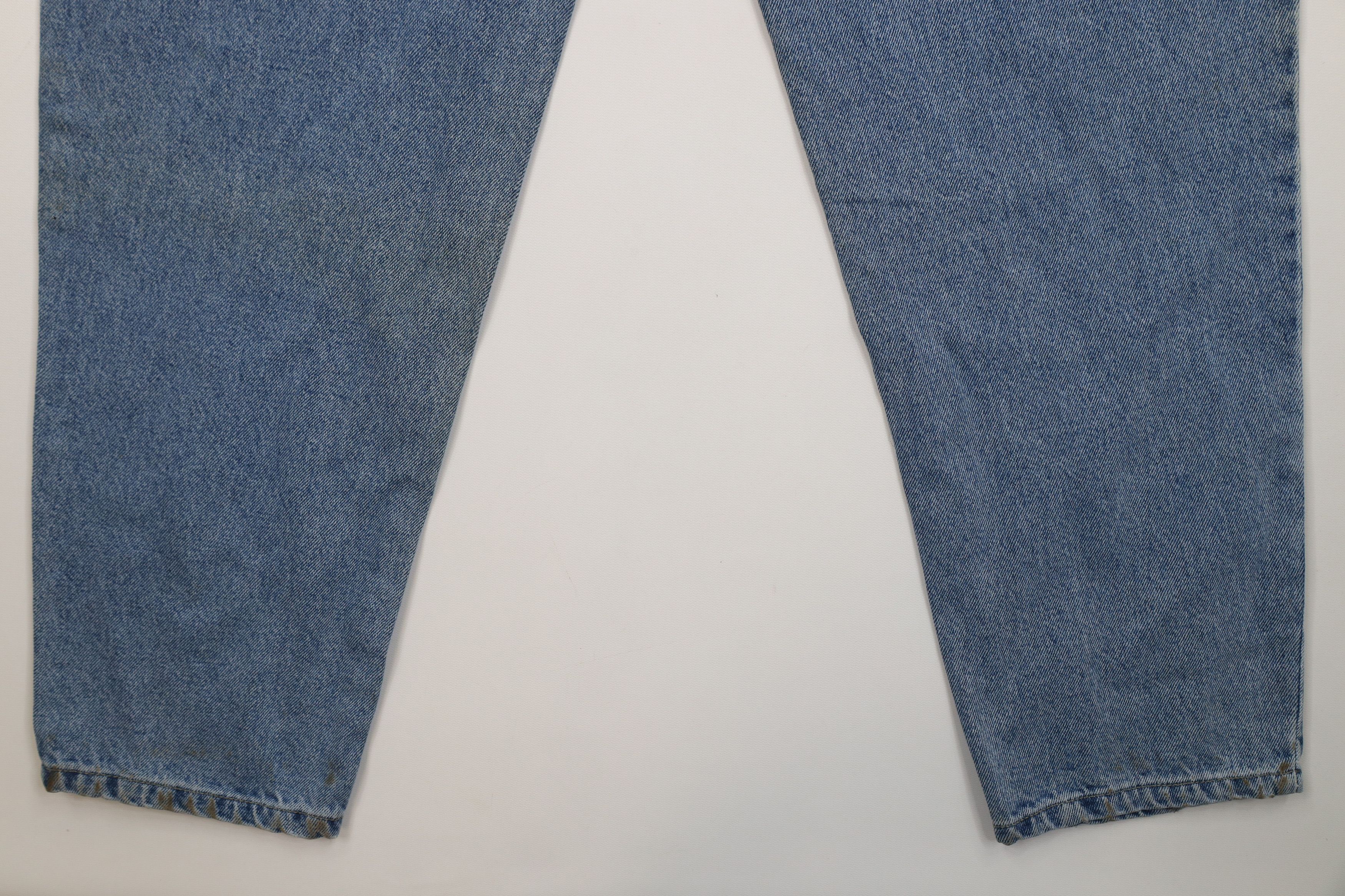 Columbia Deadstock Vintage 90s Columbia Fit Denim Jeans Blue Cotton Size 38" / US 16 / IT 52 - 12 Thumbnail