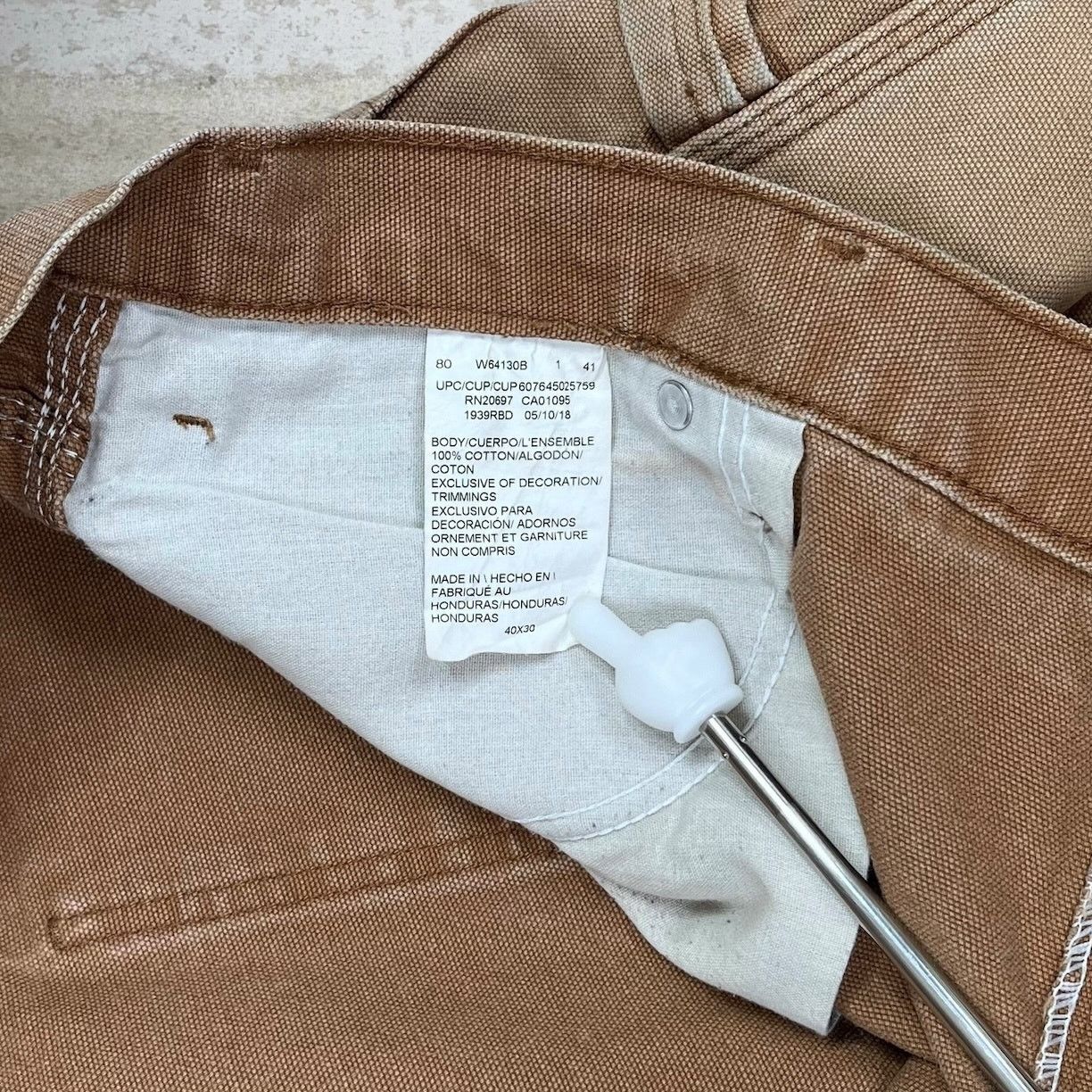 Dickies Vintage Y2K Dickies Carpenter Pants 40x30 Baggy Tan Cotton Size US 40 / EU 56 - 4 Thumbnail