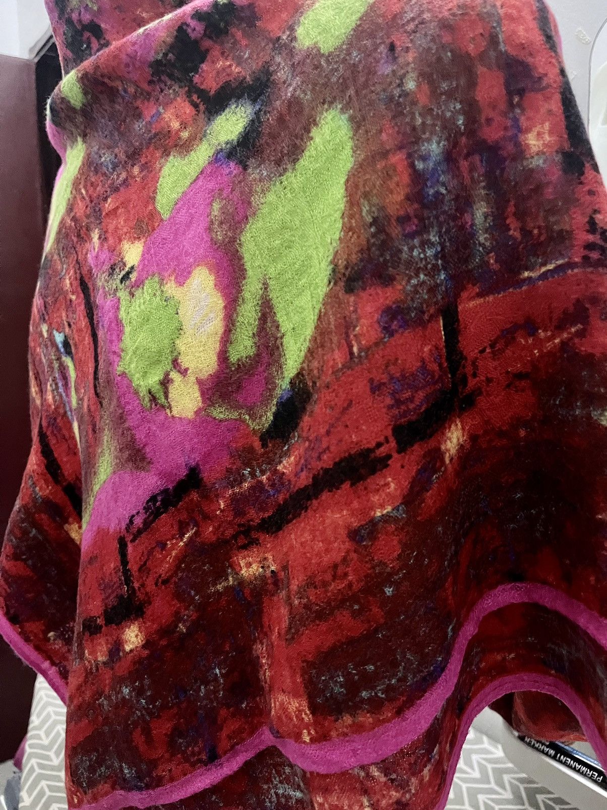 Kenzo KENZO PARIS WOOL BLEND SILK SCARVES Size ONE SIZE - 3 Thumbnail