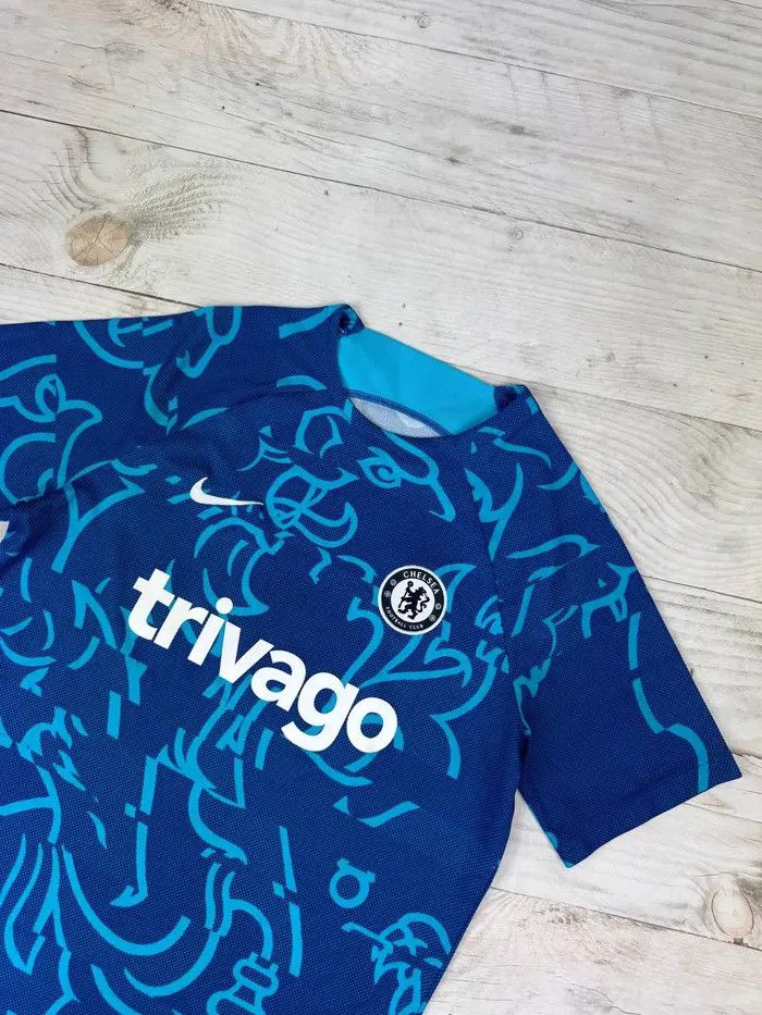 Nike Nike Chelsea 2022 2023 Pre Match Training Shirt Jersey Size US M / EU 48-50 / 2 - 2 Thumbnail