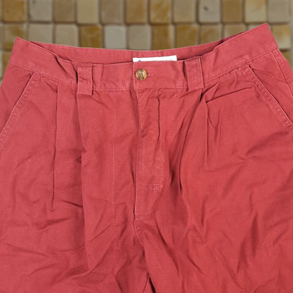 Vintage Columbia Outdoor Hiking Red Canvas Chino Shorts Mens Size 30 Casual Summer 90s 00s Vintage Size US 30 / EU 46 - 1 Thumbnail