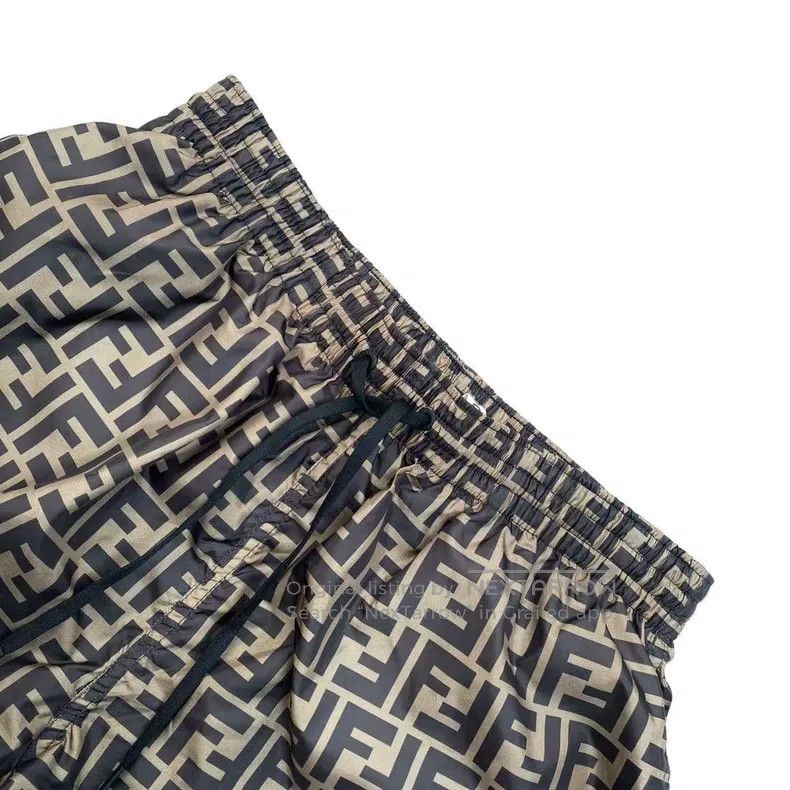 Fendi Fendi Nylon Double F Full Print Short Pants Size US 30 / EU 46 - 6 Thumbnail
