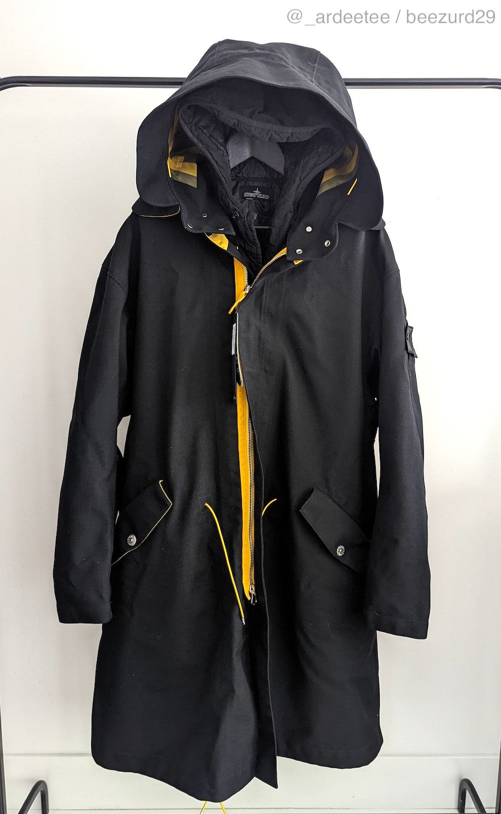 Errolson Hugh 3L DIAGONAL POLY WOOL PARKA $2,983 Size US M / EU 48-50 / 2 - 5 Thumbnail