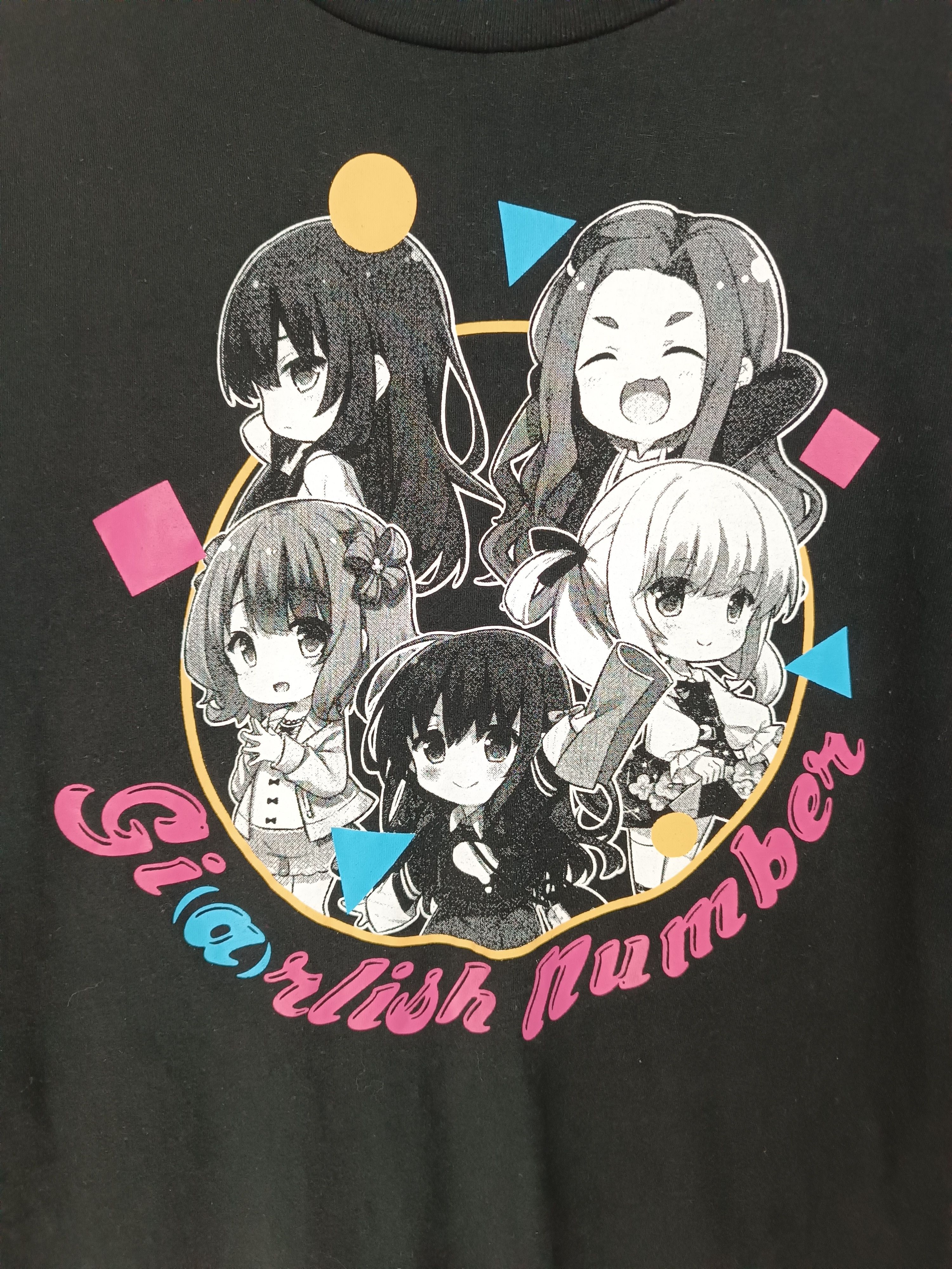Anime VINTAGE GIRLISH NUMBER VERY RARE ANIME TEE seiyu urara Size US L / EU 52-54 / 3 - 11 Thumbnail