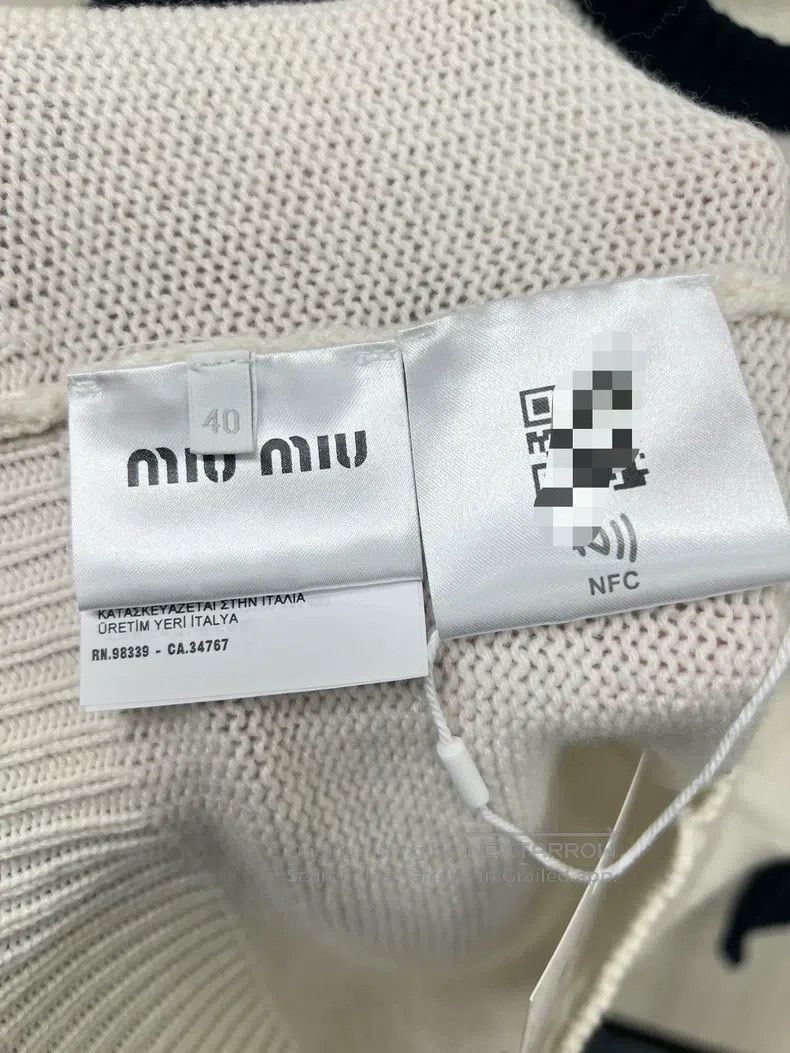 Miu Miu Miu Miu 40 Colour matching knitted sweater Size M / US 6-8 / IT 42-44 - 4 Thumbnail