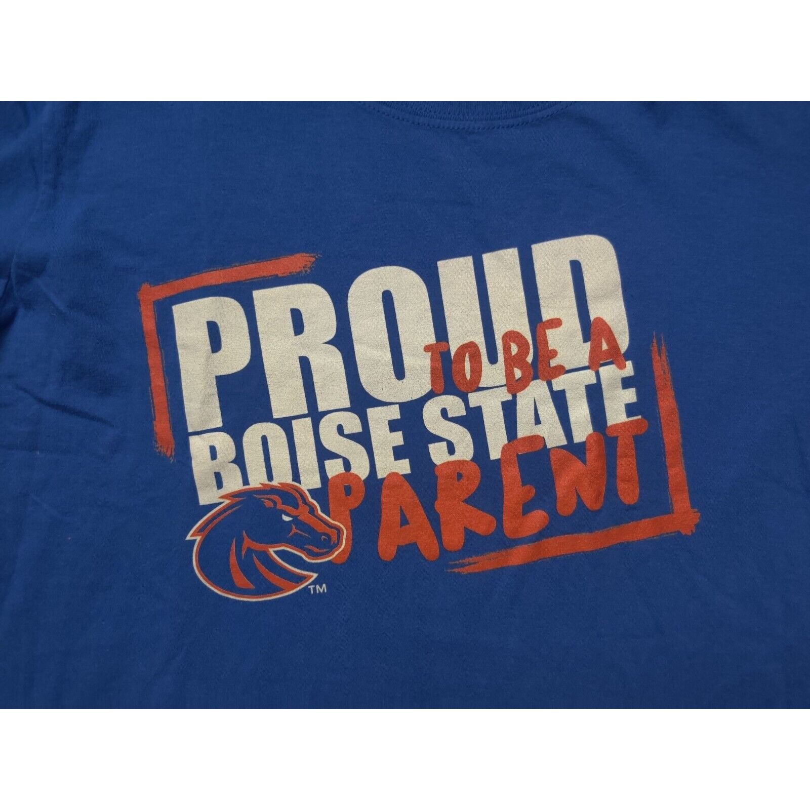 Gildan Boise State Shirt Adult Mens Large Blue Proud to be a Parent Size US L / EU 52-54 / 3 - 2 Thumbnail
