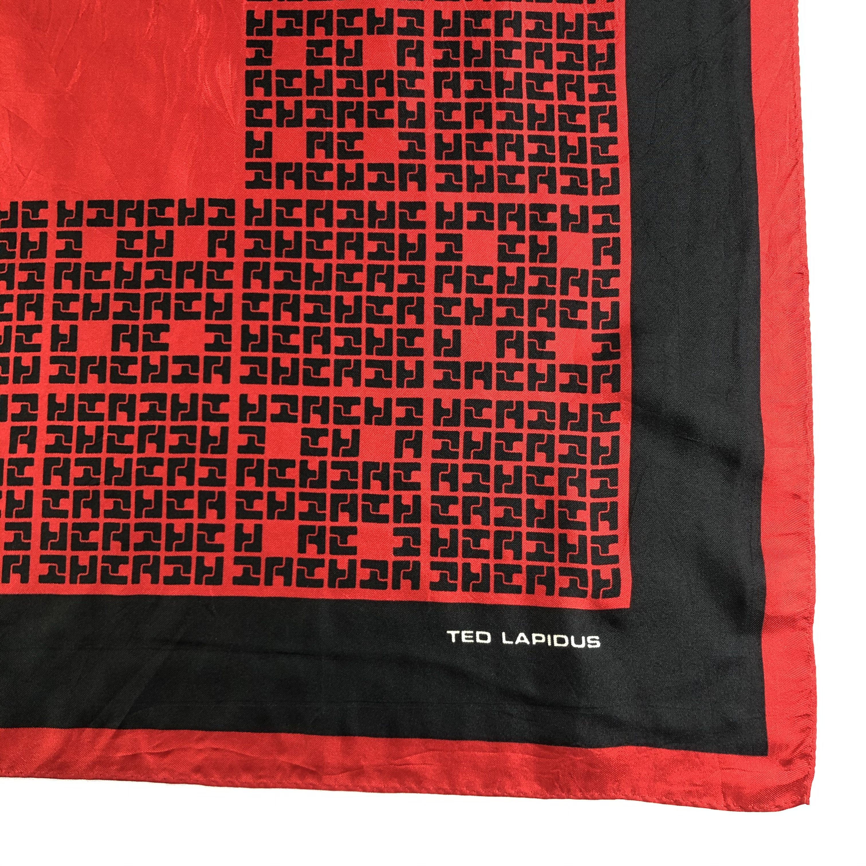 TED LAPIDUS × Vintage Vintage Ted Lapidus Silk Scarf Size ONE SIZE - 3 Thumbnail