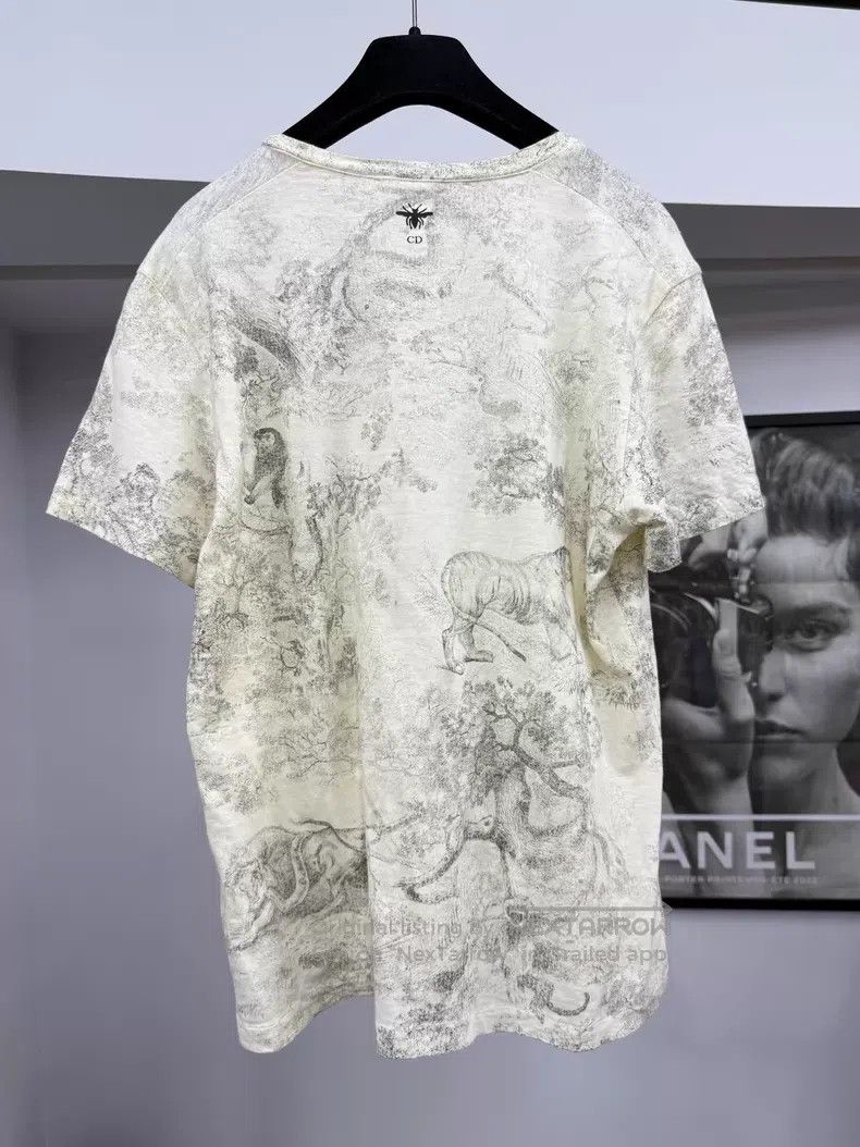 Dior Dior Zoo printed short-sleeved T-shirt Size L / US 10 / IT 46 - 3 Thumbnail
