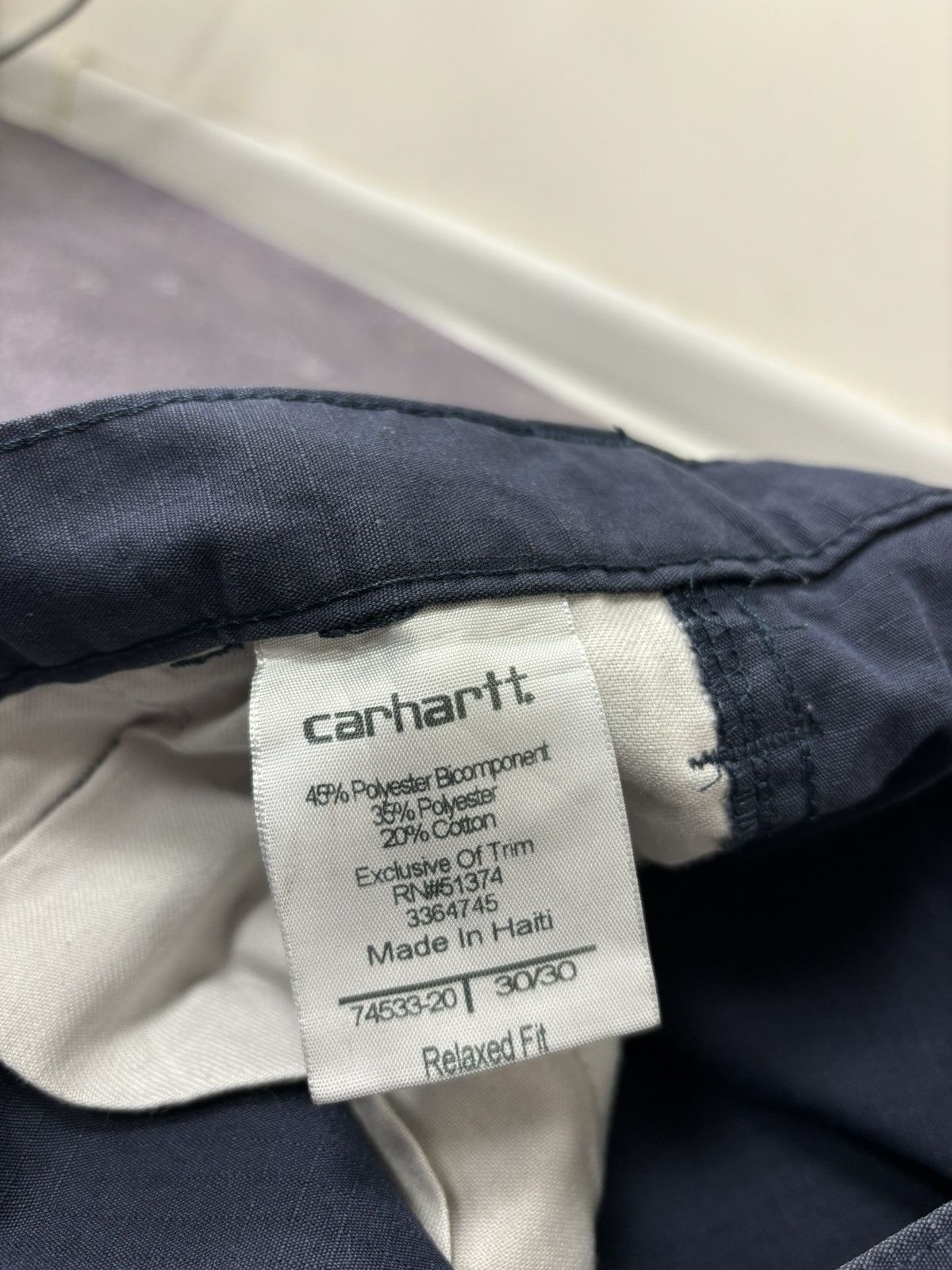 Carhartt Vintage Carhartt USA Navy Work Relaxed Fit Hype Pants Size US 30 / EU 46 - 16 Thumbnail