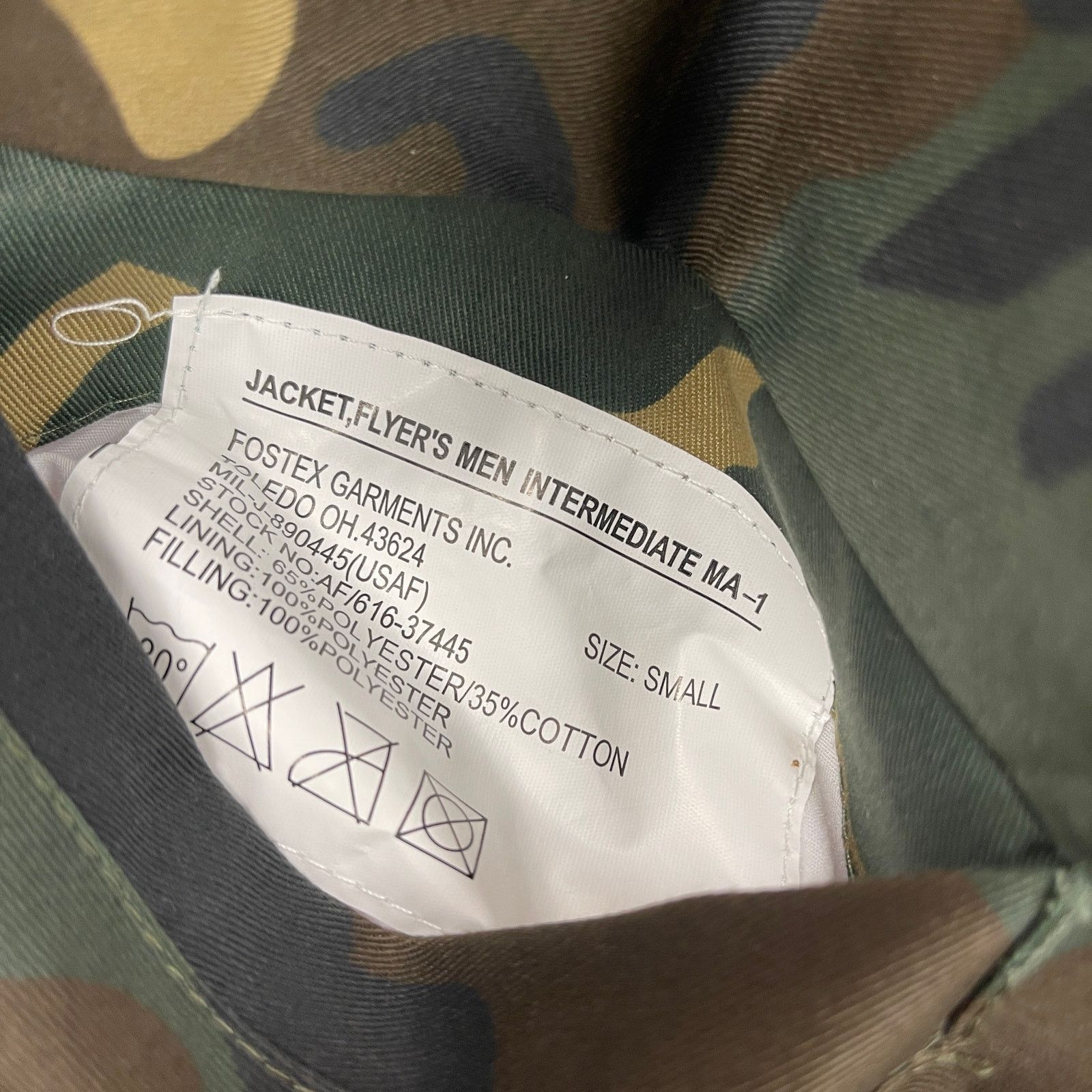 Alyx ALYX SS18 Halcyon Blvd MA-1 camo pilot bomber jacket Small Size US S / EU 44-46 / 1 - 2 Thumbnail