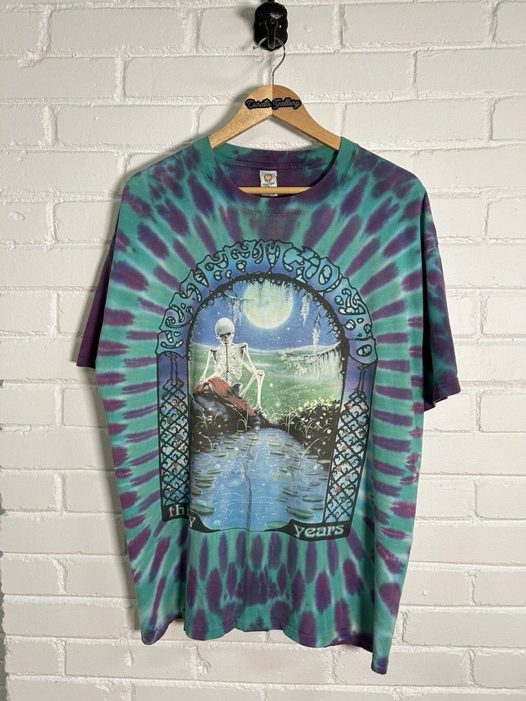 Vintage Vintage 1995 Grateful Dead 30 Years Stealie Head Skull XL Size US XL / EU 56 / 4 - 1 Thumbnail