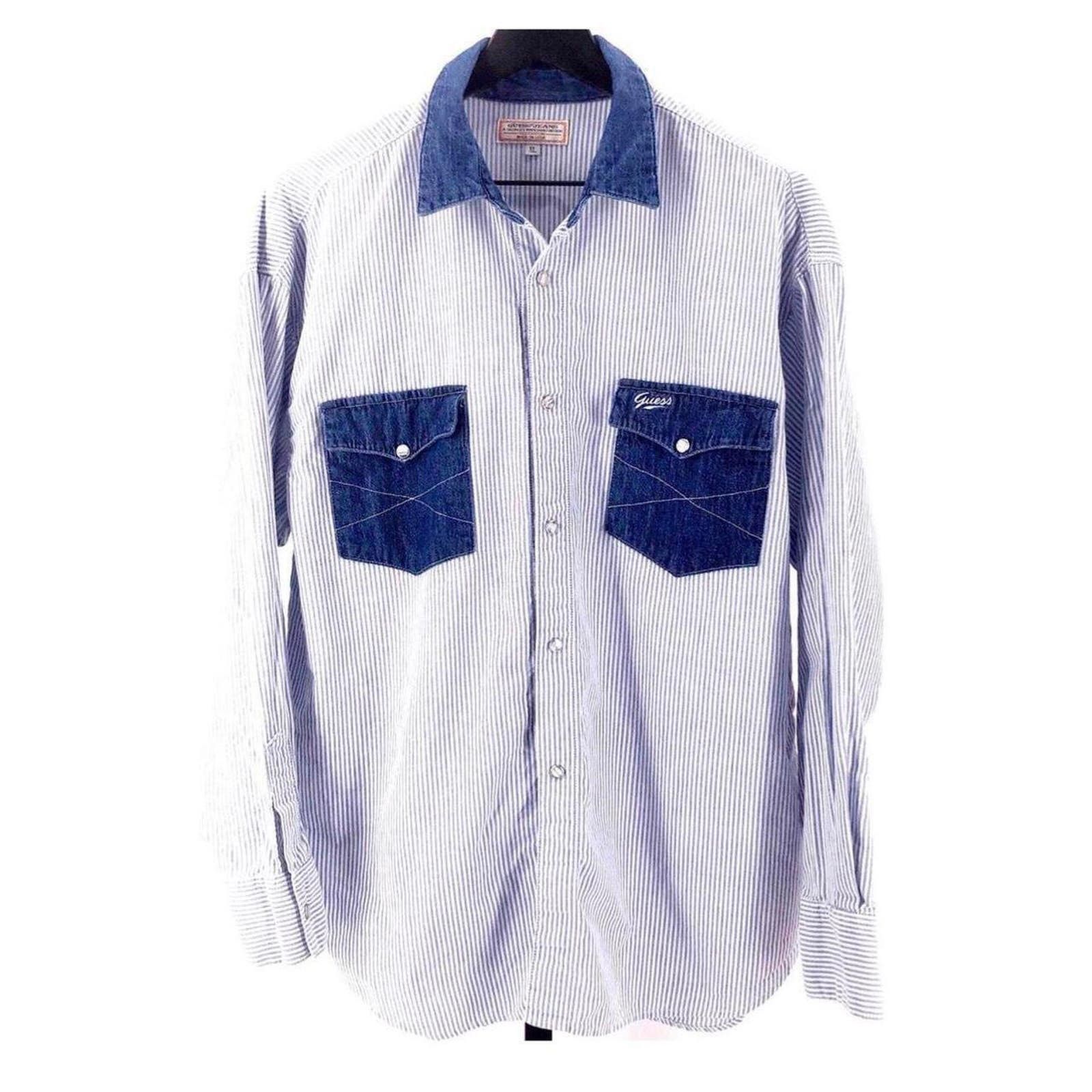 Guess × Vintage Guess button up shirt 1990s 90s vintage | Grailed