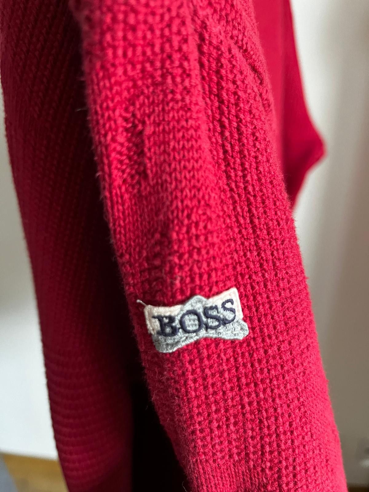 Hugo Boss Hugo Boss vintage red sweatshirt Size US XL / EU 56 / 4 - 3 Thumbnail