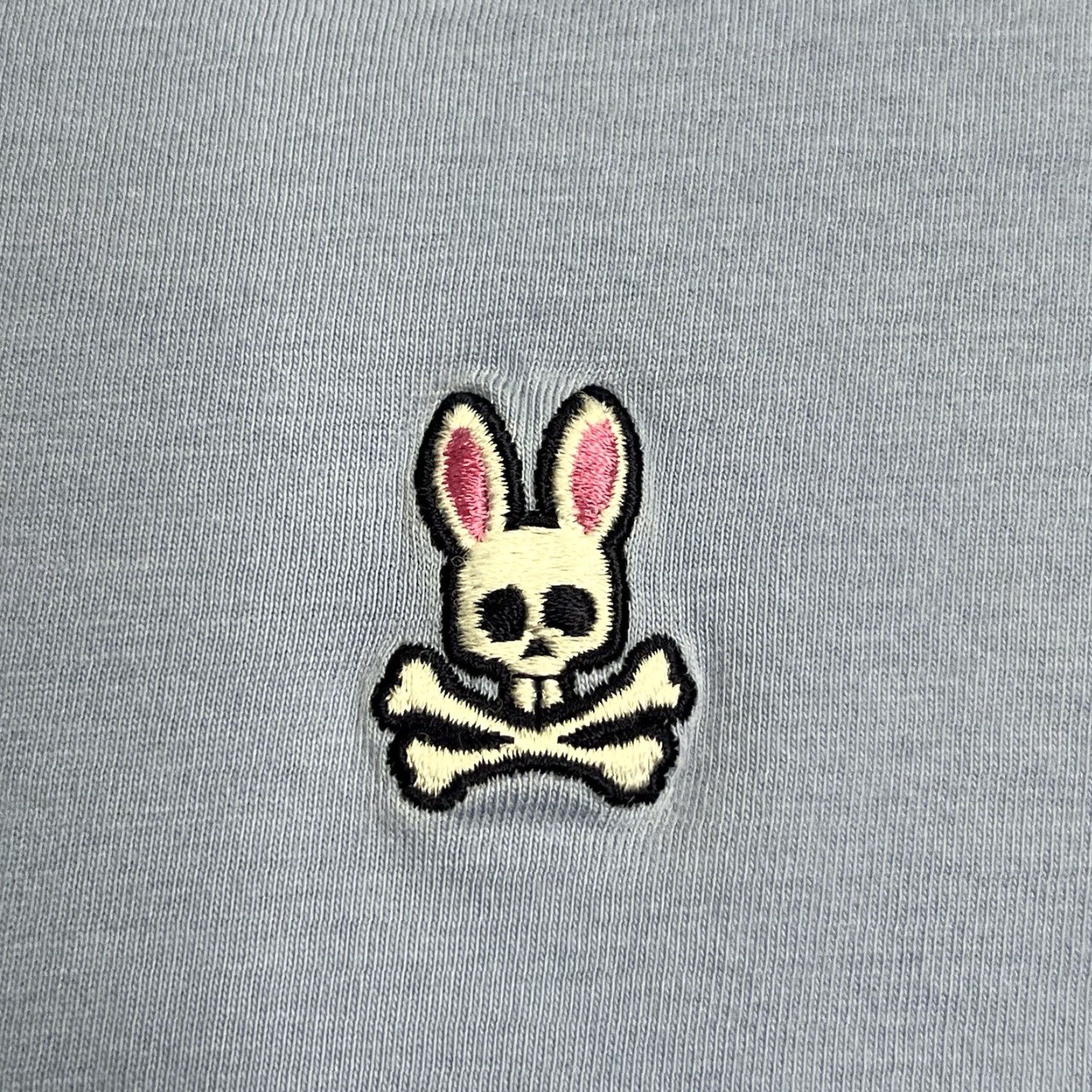 Psycho Bunny Psycho Bunny T Shirt Men Size S Light Blue Skull Crossbones Logo Crew Long Sleeve Size US S / EU 44-46 / 1 - 4 Thumbnail