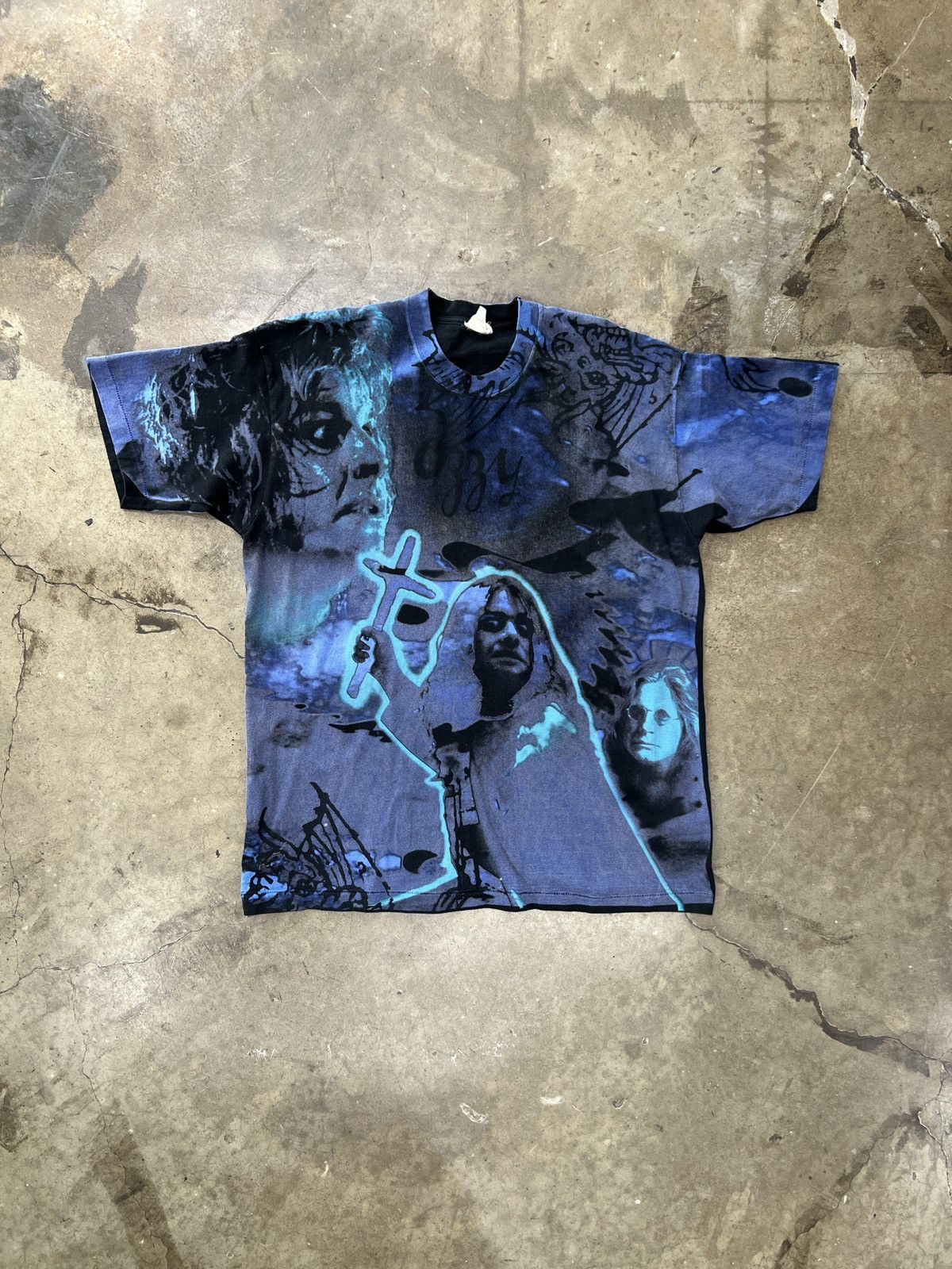 Band Tees Vintage AOP 90 Ozzy Osbourne Crones Single Stitch Tee XL Size US XL / EU 56 / 4 - 2 Thumbnail