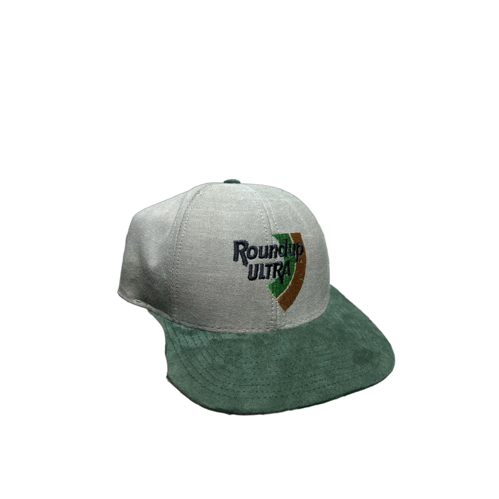 Vintage VINTAGE StrapBack Hat Cap USA Adjustable Green Tan Men Adjustable Strapback USA Hat Size ONE SIZE - 1 Thumbnail