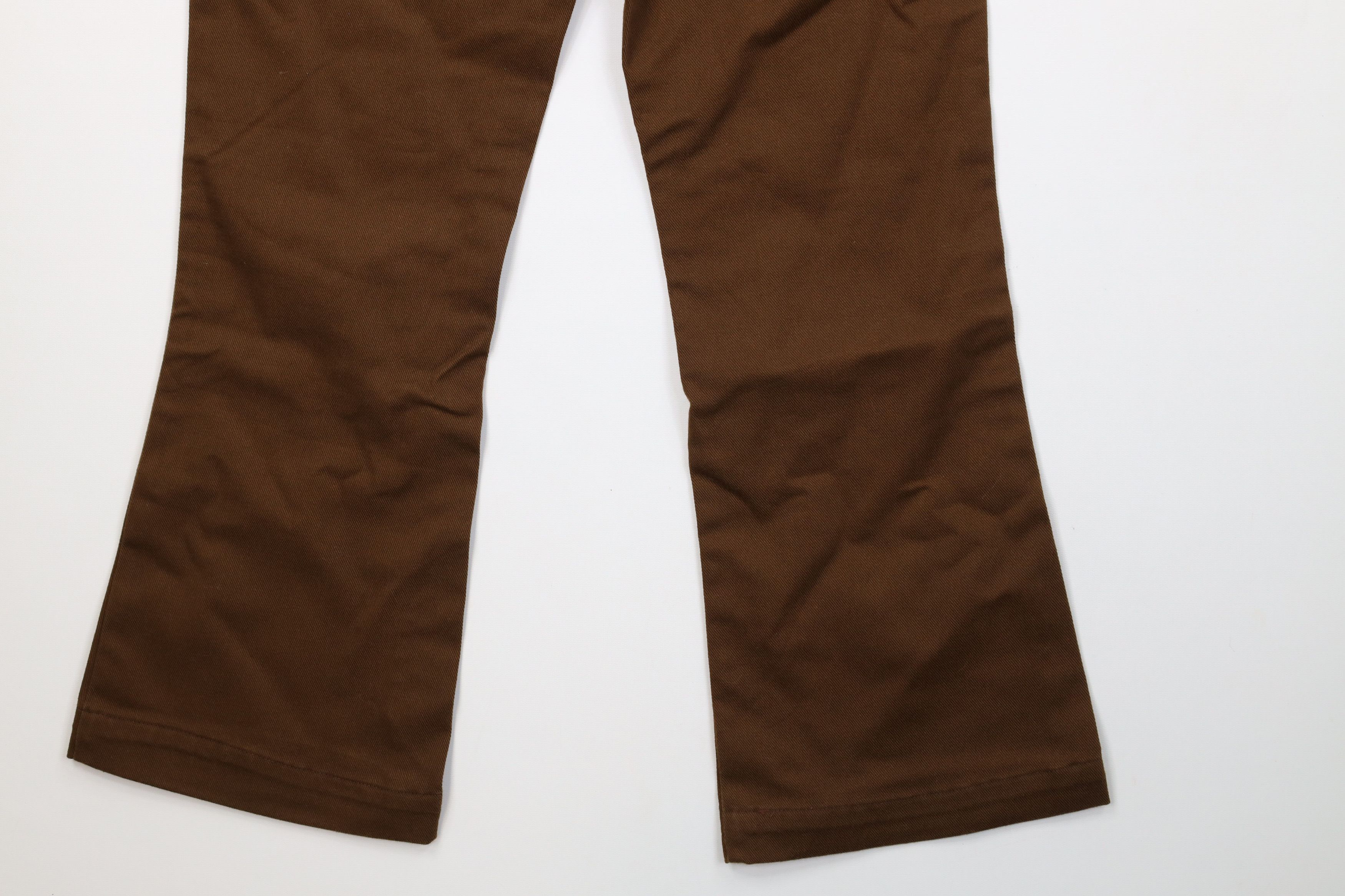 Vintage Vintage 70s Streetwear Wide Leg Denim Jeans Brown USA Size US 30 / EU 46 - 11 Thumbnail