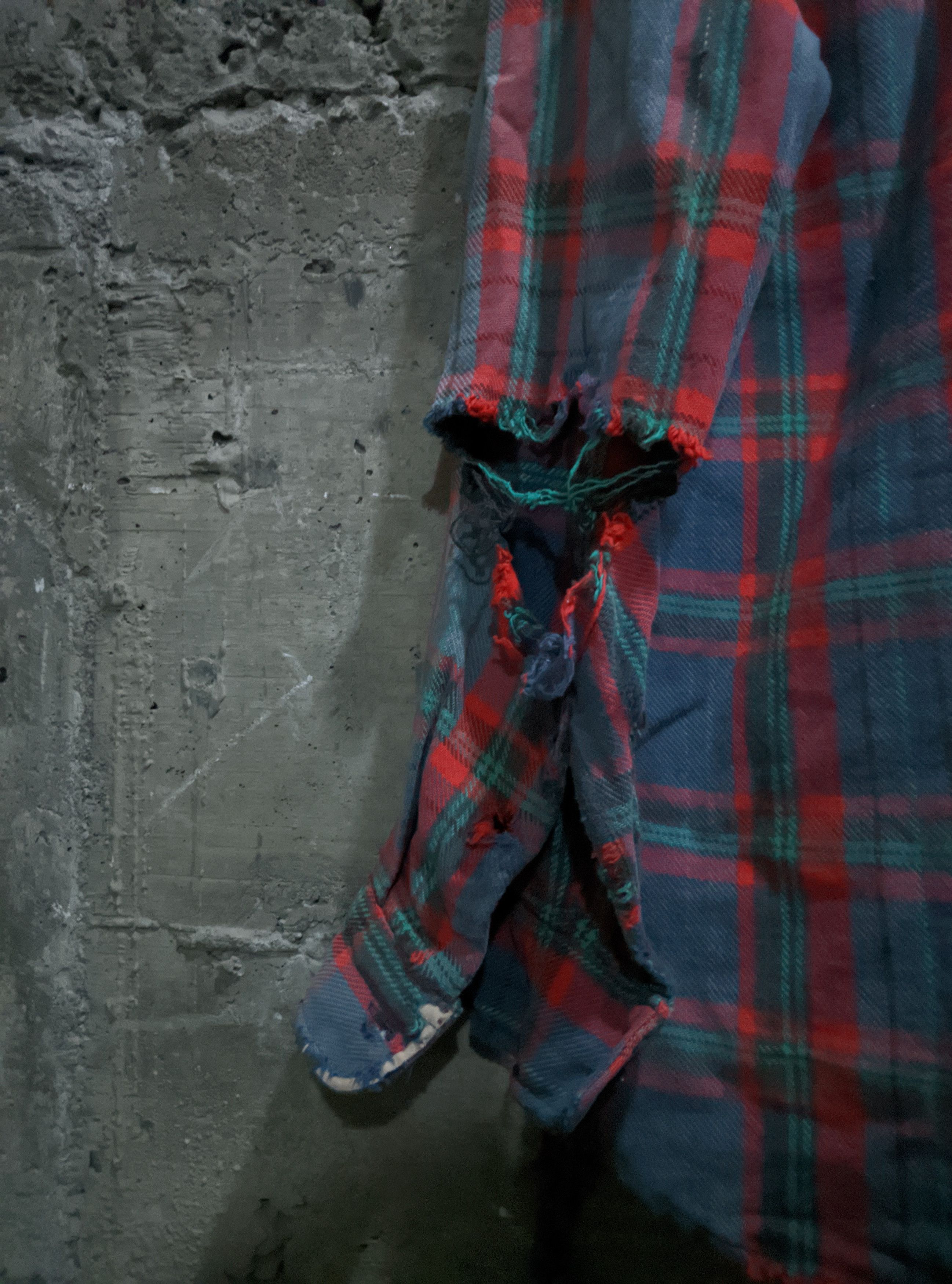 Vintage Vintage 70s thrashed flannel distressed sun faded erd Size US M / EU 48-50 / 2 - 7 Thumbnail