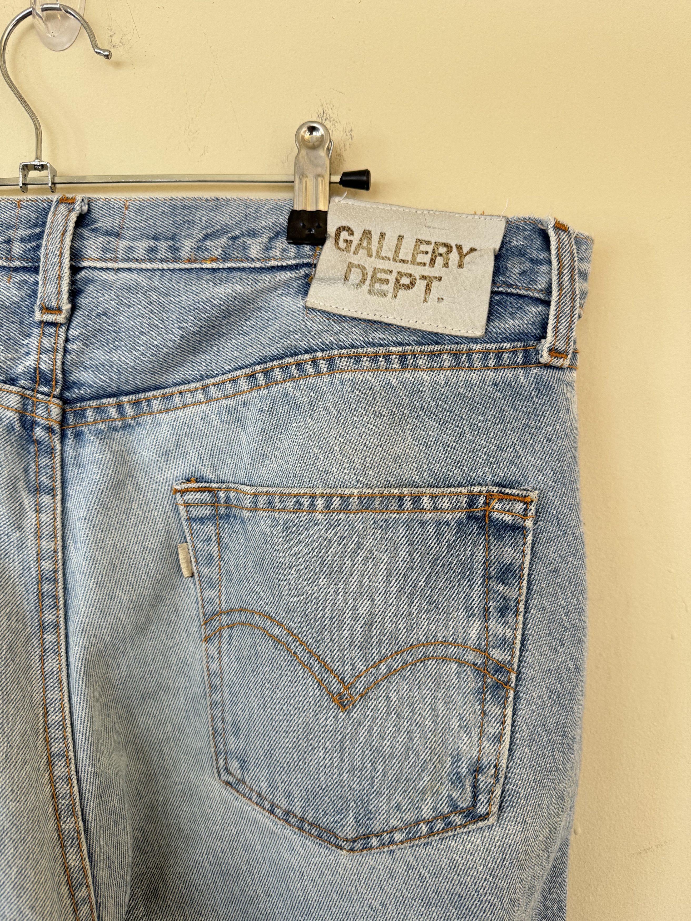 Gallery Dept. 1/1 Blue Gallery Dept Flare Denim Size US 34 / EU 50 - 7 Thumbnail