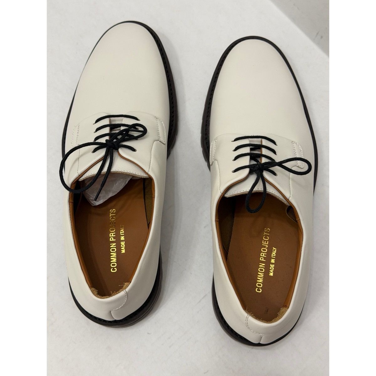 Common Projects COMMON PROJECTS WHITE DERBY SHOES Size US 9 / EU 42 - 19 Thumbnail