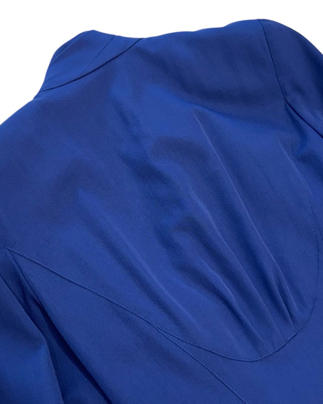 Thierry Mugler Thierry Mugler 80s Ribbon Detail Padded Shoulder One Piece Size XXS / US 00 / IT 34 - 8 Thumbnail