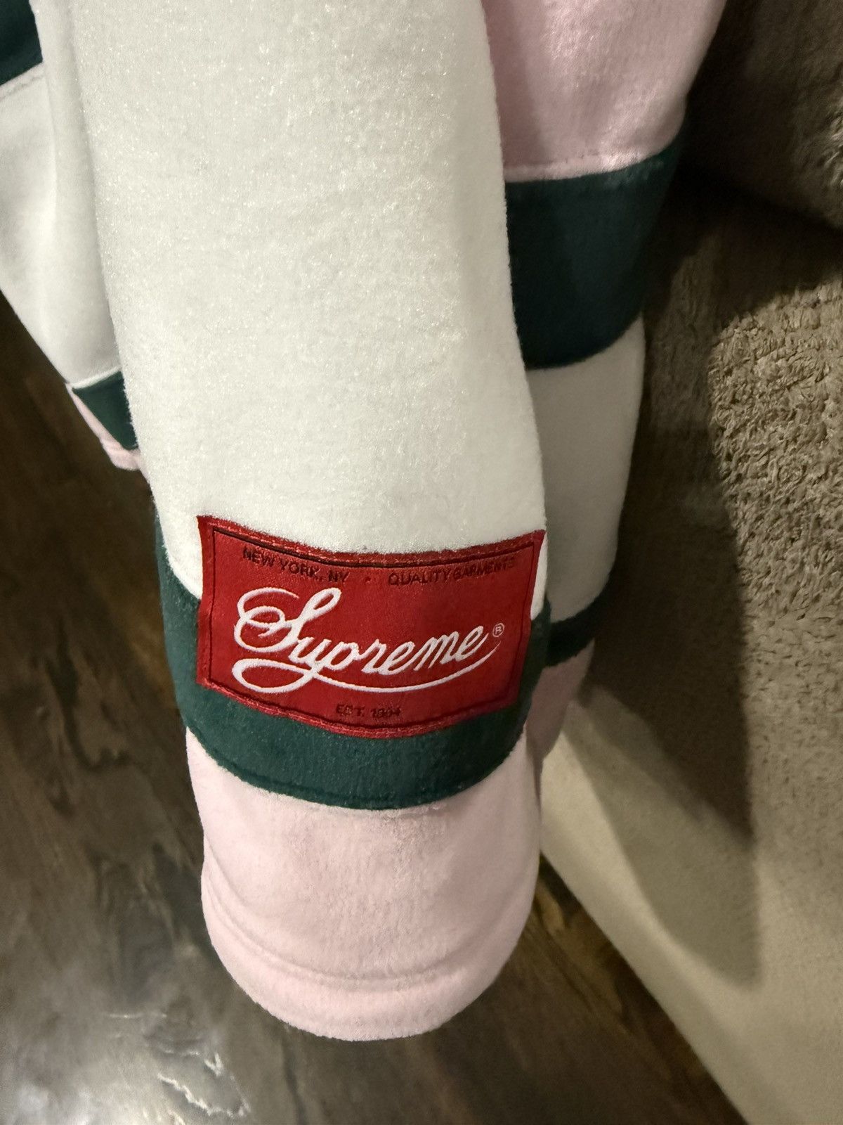 Supreme Supreme Polartec Hooded Hockey Jersey Size US L / EU 52-54 / 3 - 9 Thumbnail