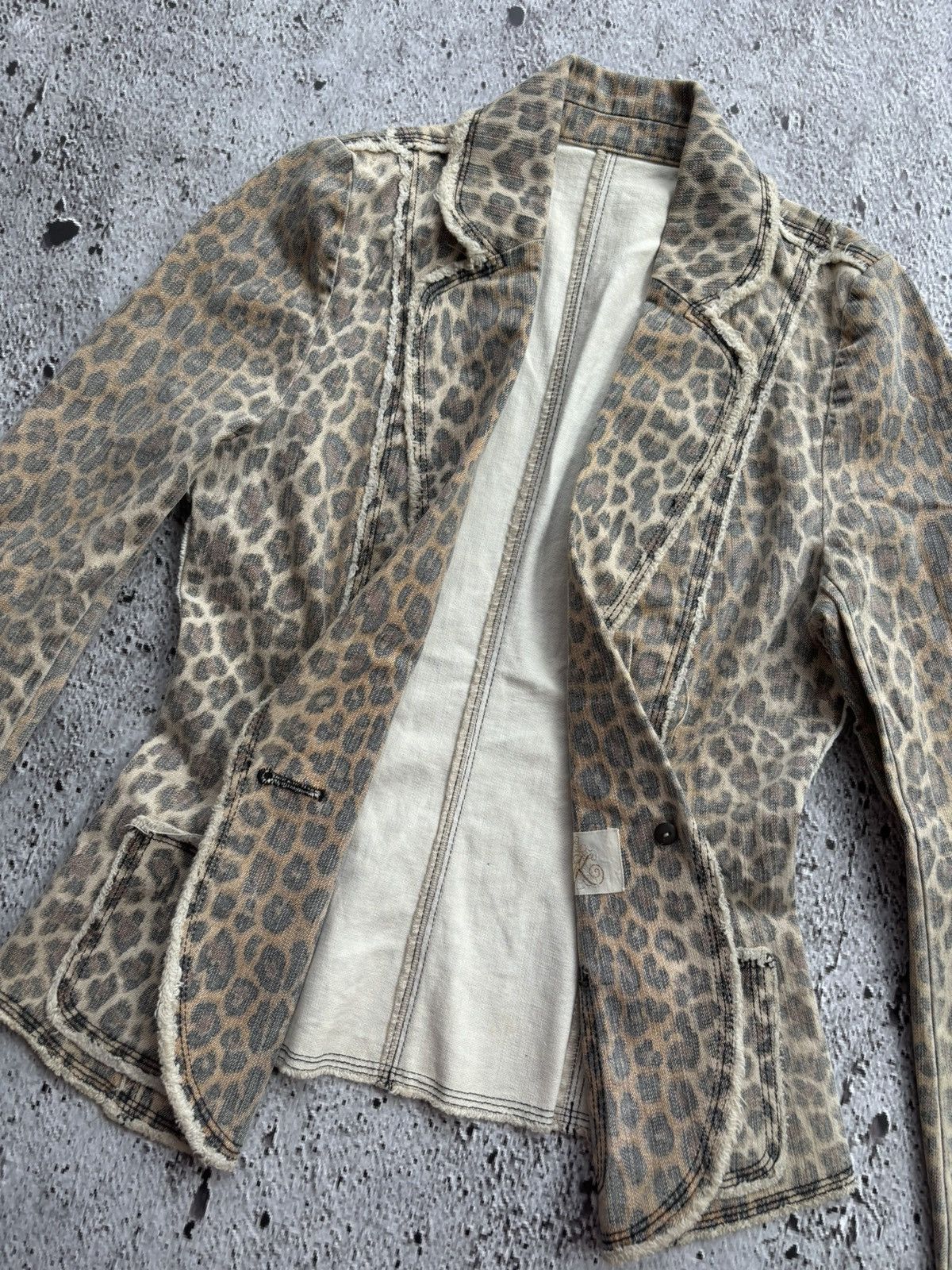 Tornado Mart Vintage Leopard Women's Blazer Size S / US 4 / IT 40 - 3 Thumbnail