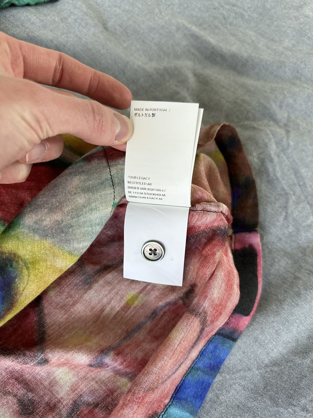 Our Legacy Our Legacy Multicolor Cotton Shirt Oversized Summer Art Tee Size US M / EU 48-50 / 2 - 5 Thumbnail