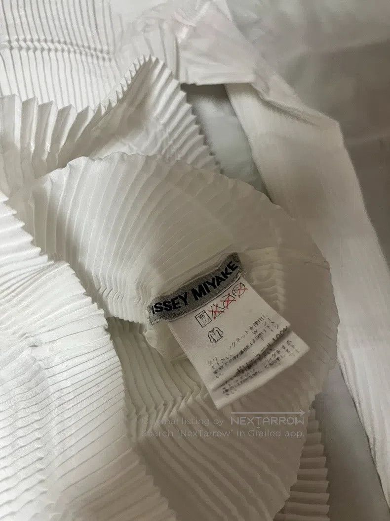 Issey Miyake Issey Miyake White Long Sleeve Size S / US 4 / IT 40 - 4 Thumbnail