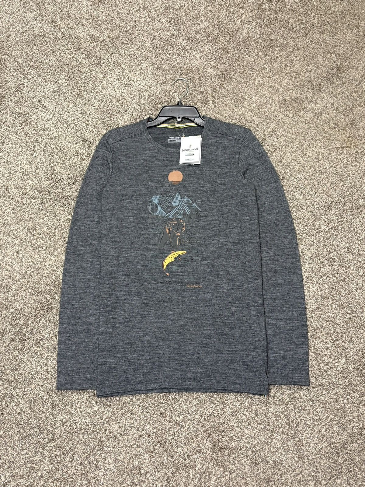 Smartwool Men’s Smartwool Men's Sport 150 Long Sleeve Wool Sweater S Size US S / EU 44-46 / 1 - 1 Thumbnail