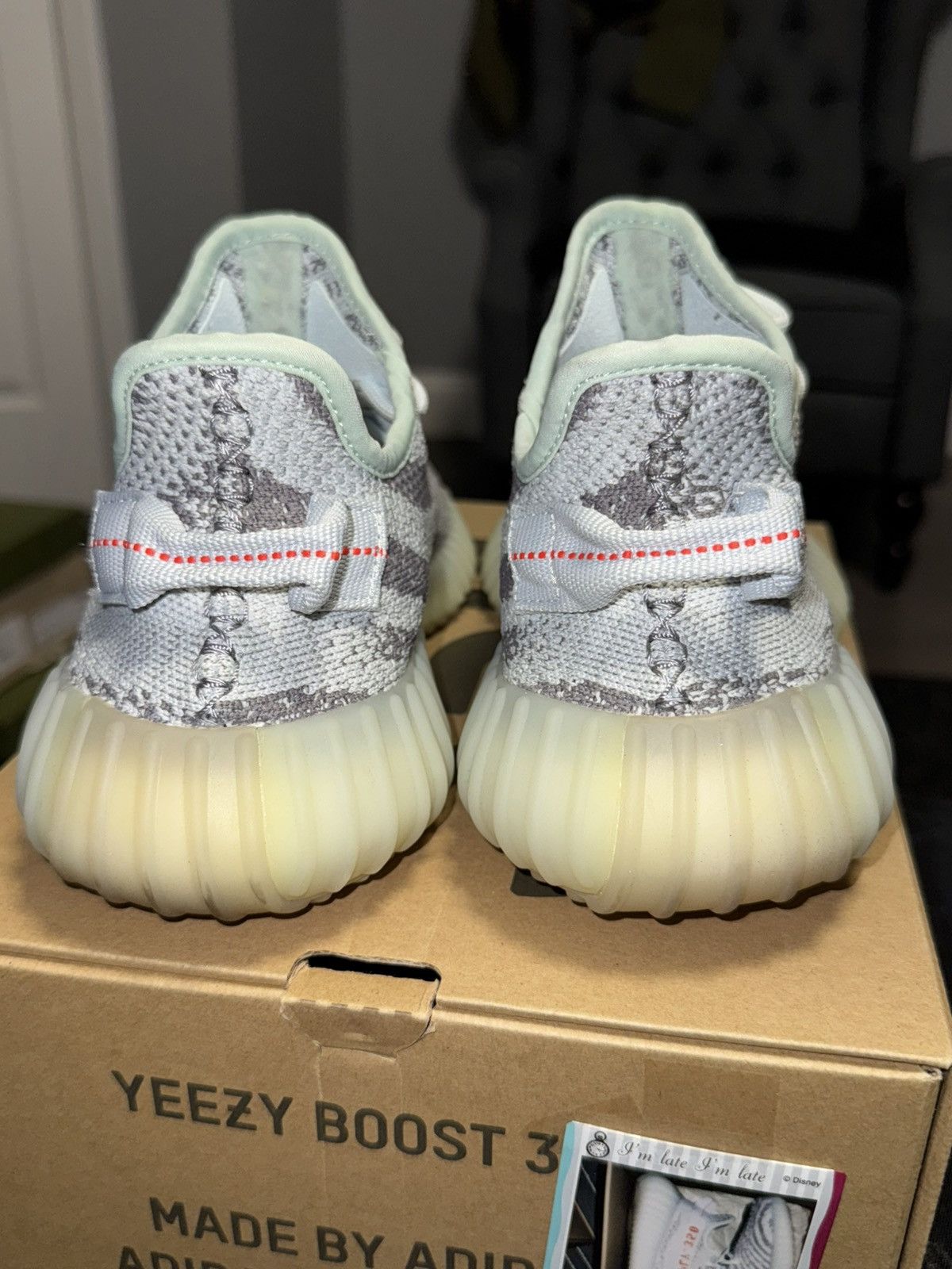 Adidas × Yeezy Adidas Yeezy Boost 350 V2 blue tint sz 6Y Size US 6 / EU 39 - 6 Thumbnail