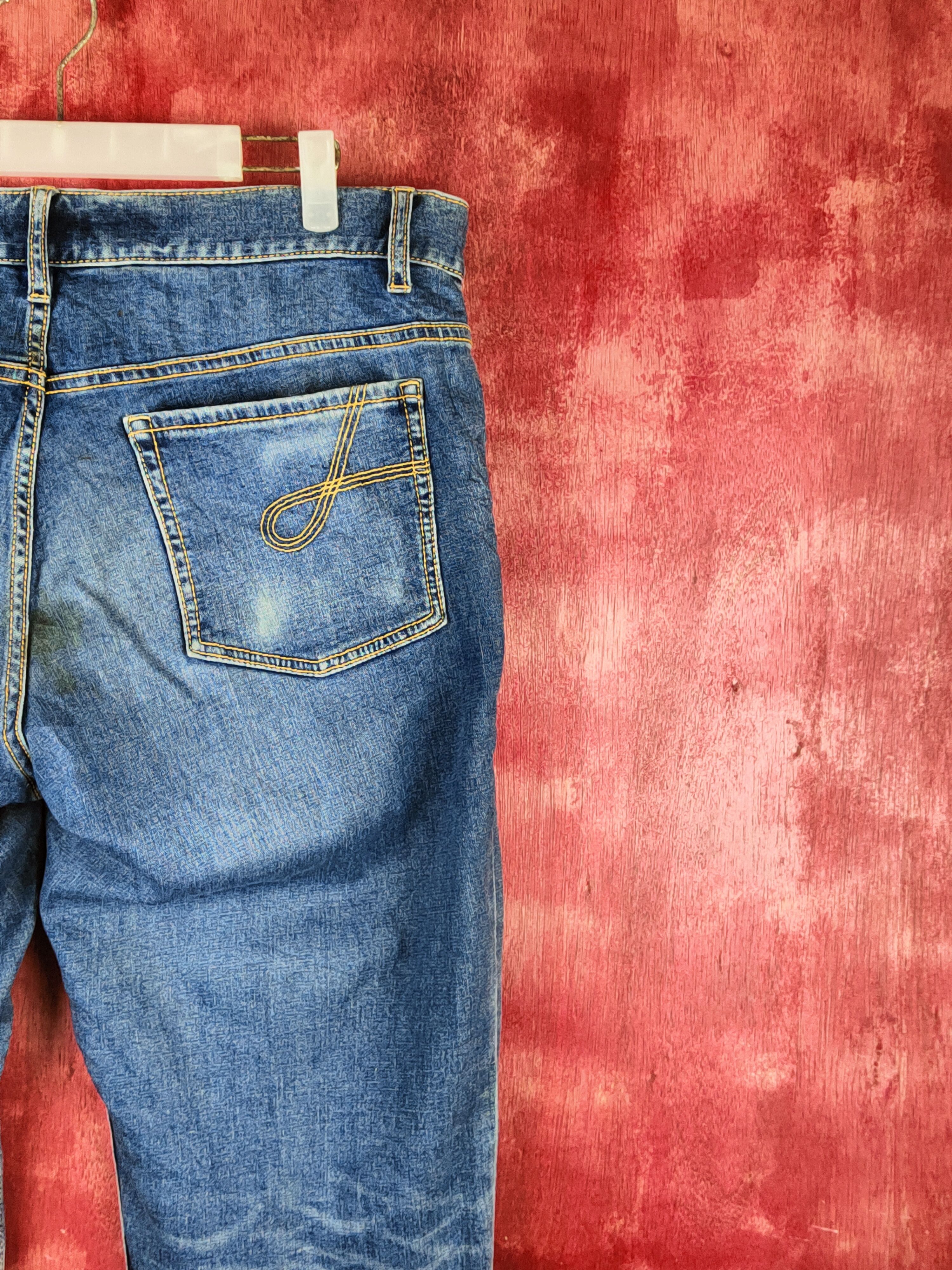 JOSEPH HOMME Joseph Homme Blue Faded Distressed Ripped Jeans #S1643 Size US 36 / EU 52 - 10 Thumbnail