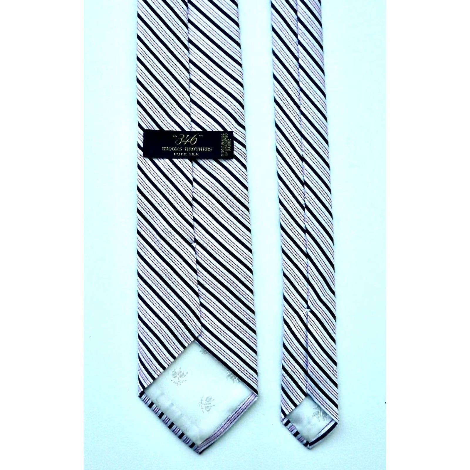 Brooks Brothers Brooks Brothers 346 Silk Tie Striped Men’s Made in USA Silk Tie Classic 59" 3.25" Multicolor Preppy Designer Mens Size ONE SIZE - 6 Thumbnail