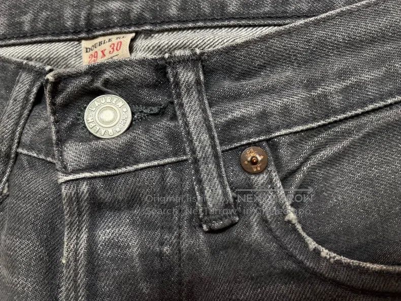 RRL Ralph Lauren RRL Ralph Lauren Grey Cow Jeans Size US 32 / EU 48 - 5 Thumbnail
